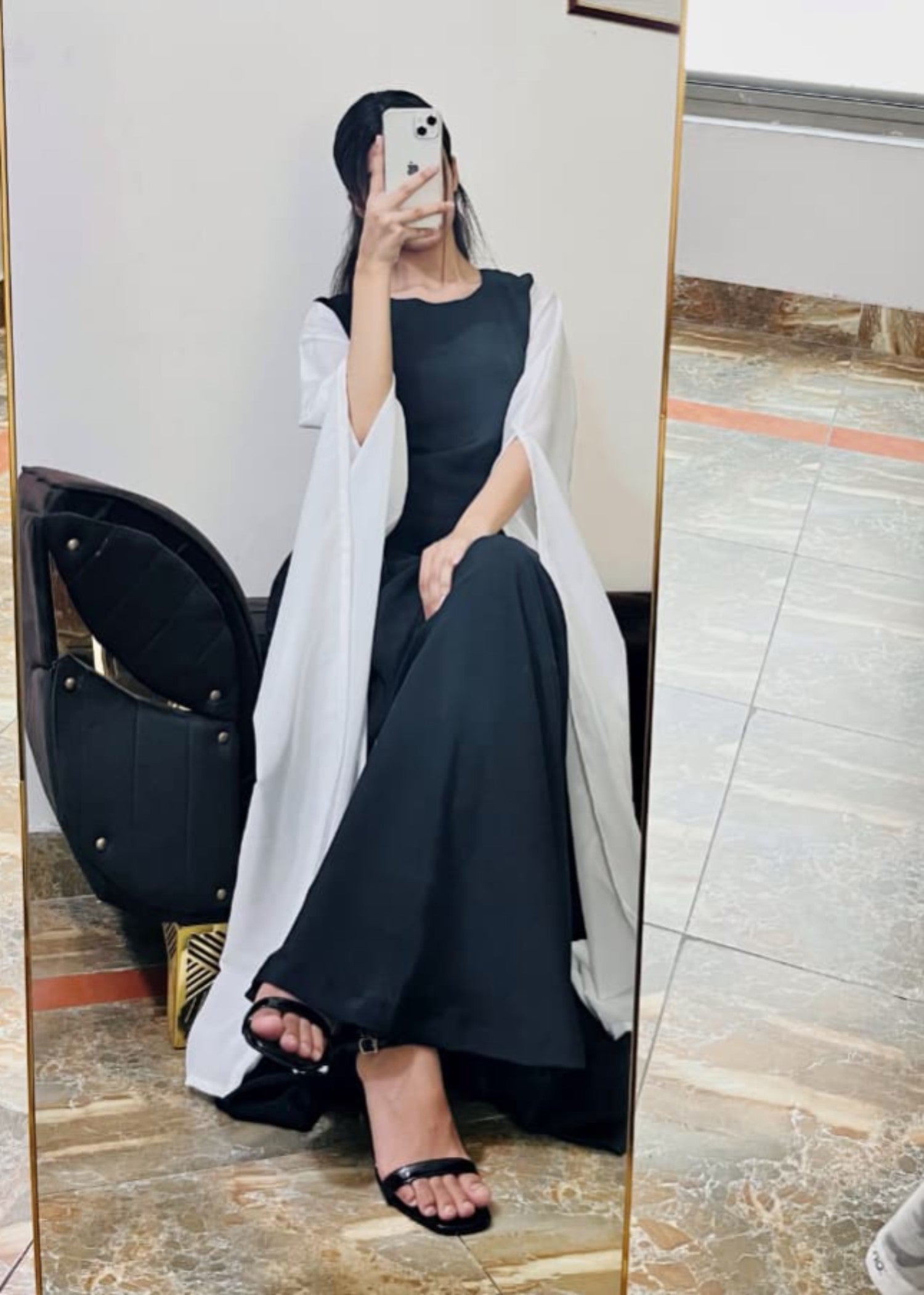 grip Frock in Black