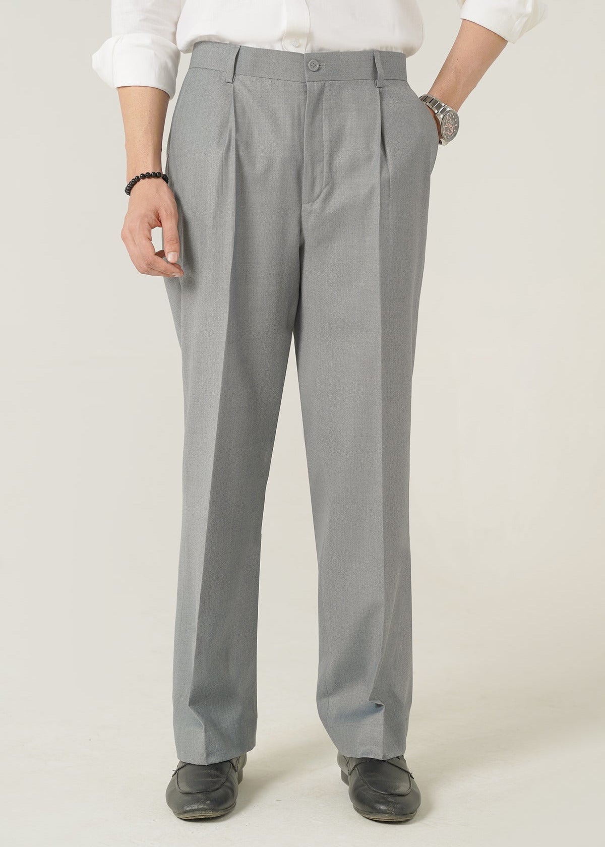 suiting Pants in Duck egg grey