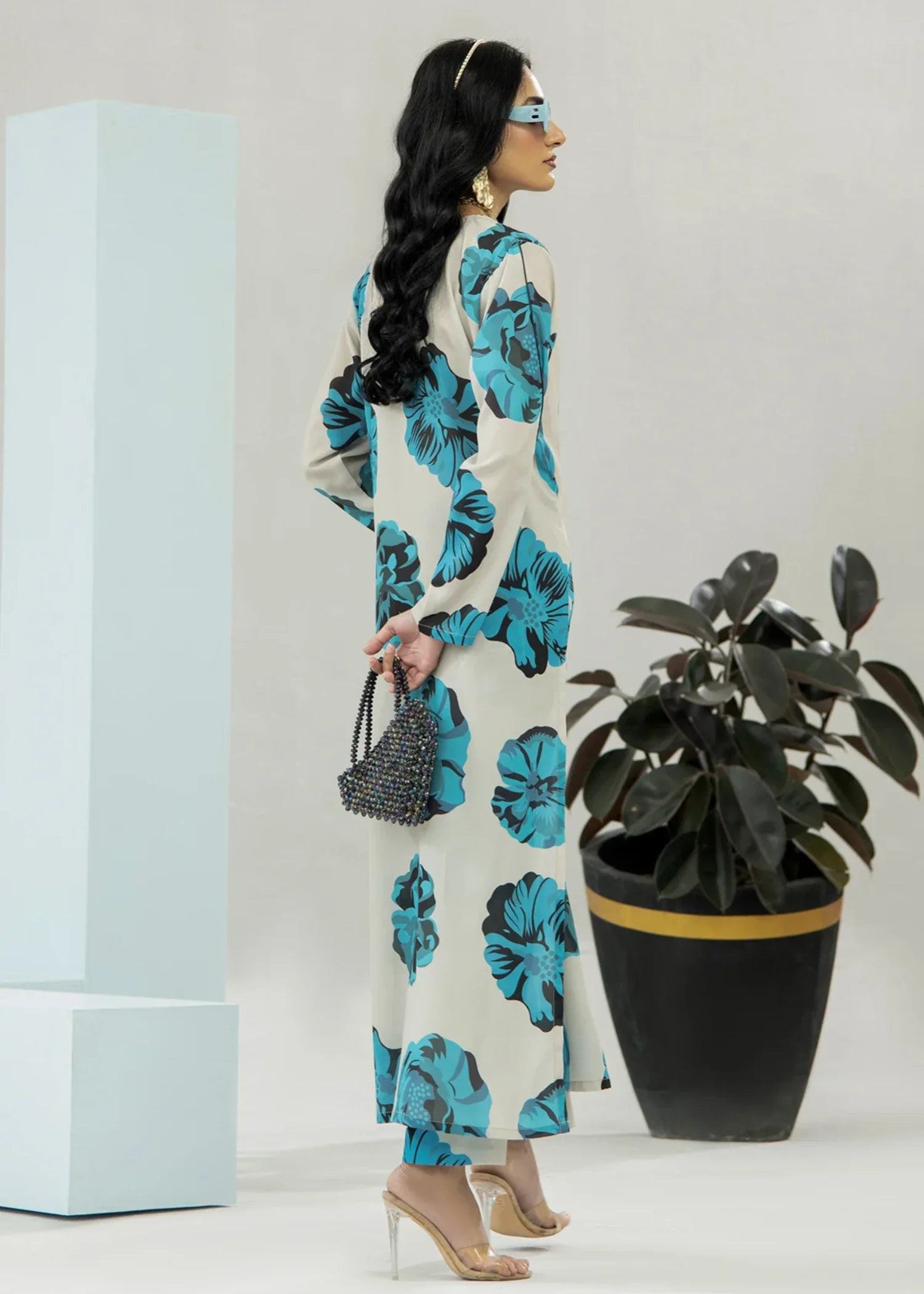 georgette Co ord Sets in Ivory
