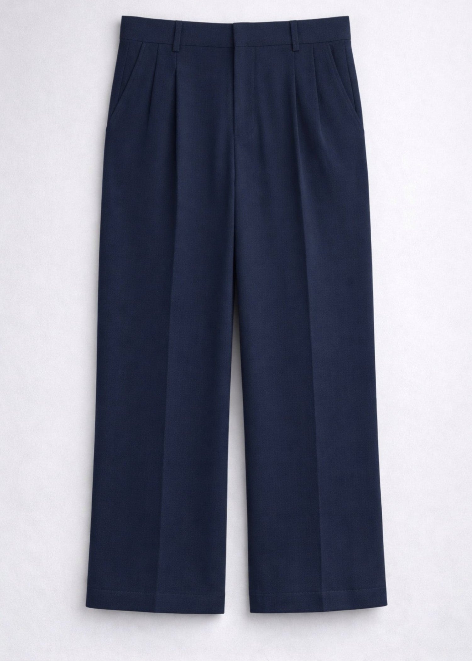 cotton linen Pants in Navy blue