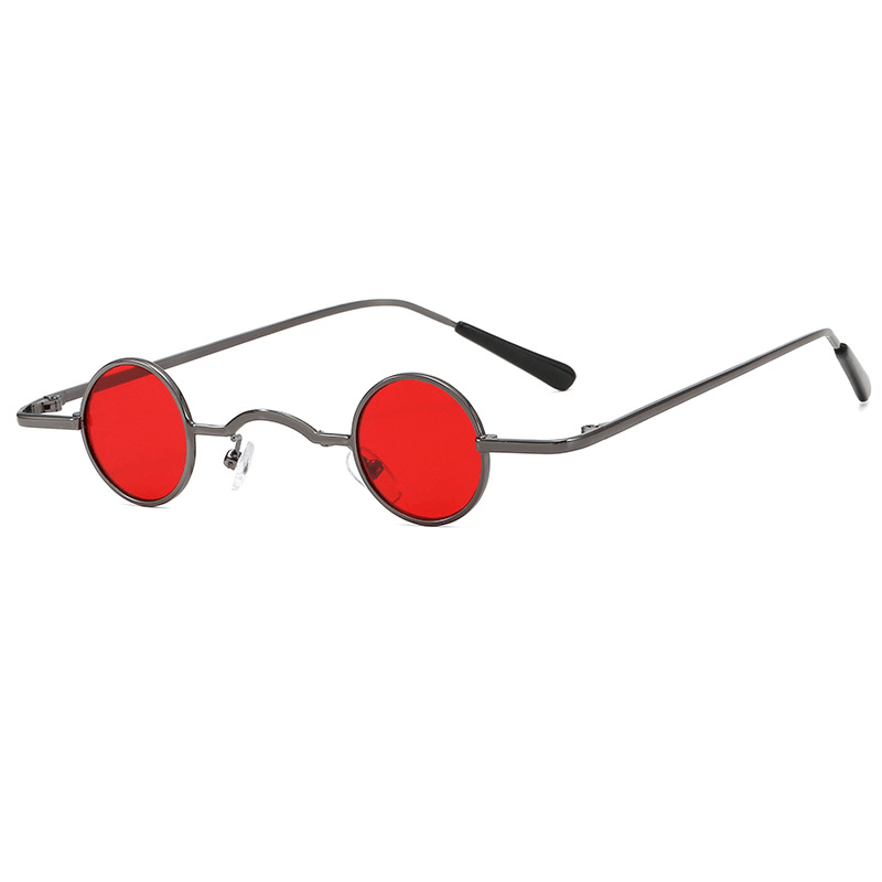 Super Small round Frame Retro Sunglasses for Men Women Prince Glasses Hip Hop Sunglasses