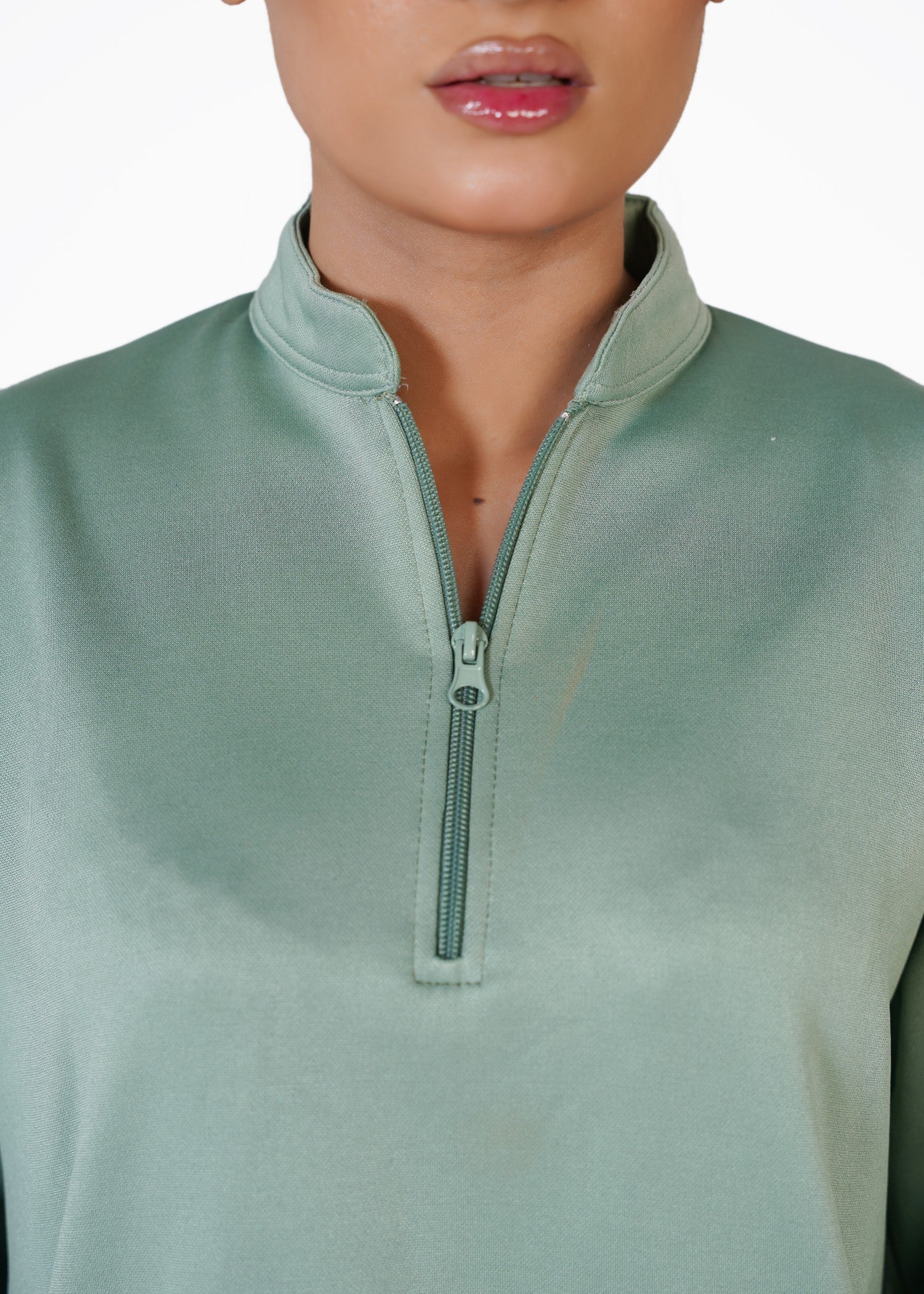 fleece Tracksuit in Pastel green