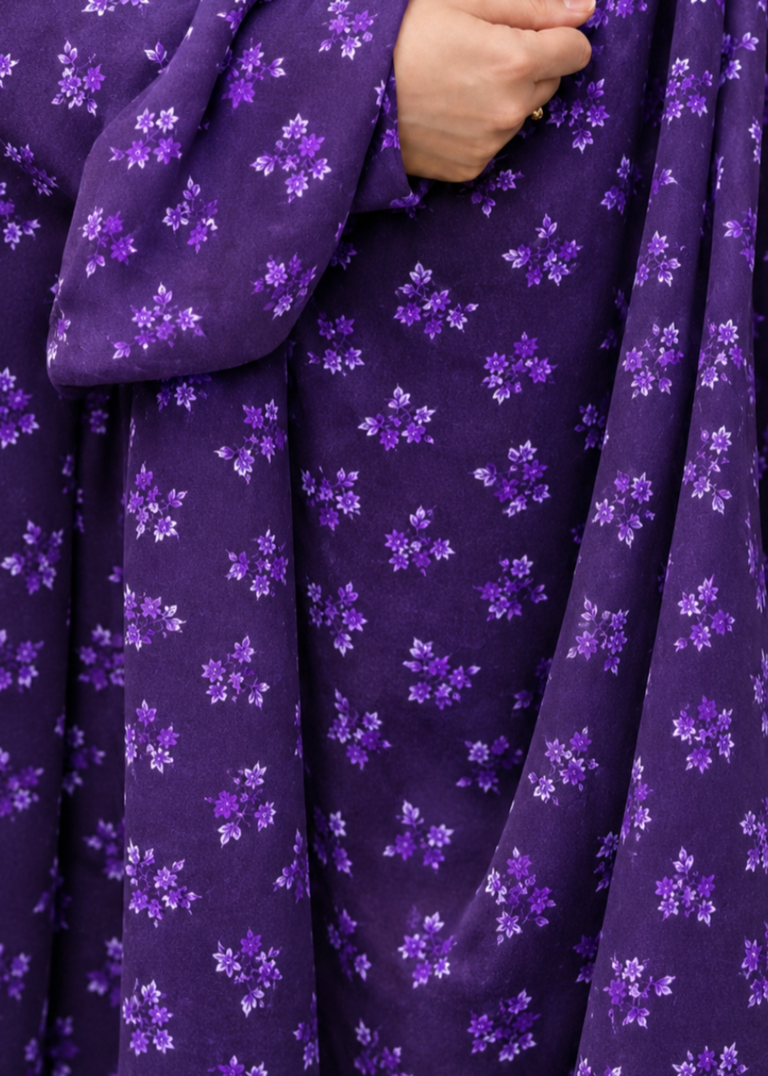 swiss lawn Chaddar in Purple