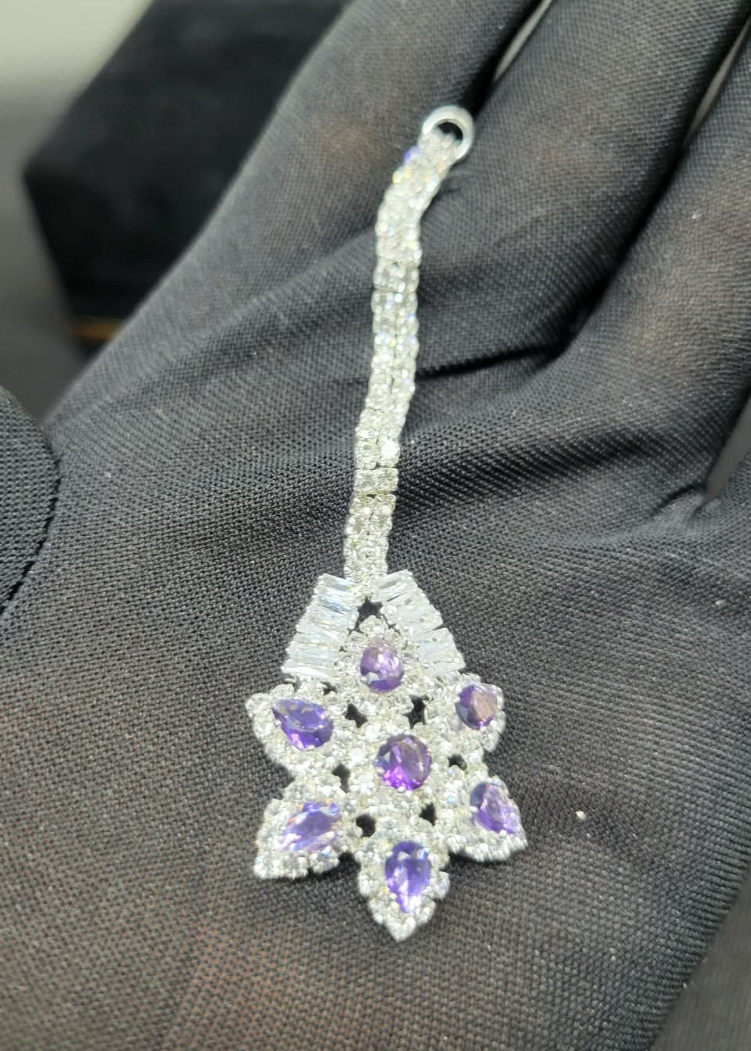Jewelry Set in Purple heart Color by - Trendy Women Jewelry Set WUT1665