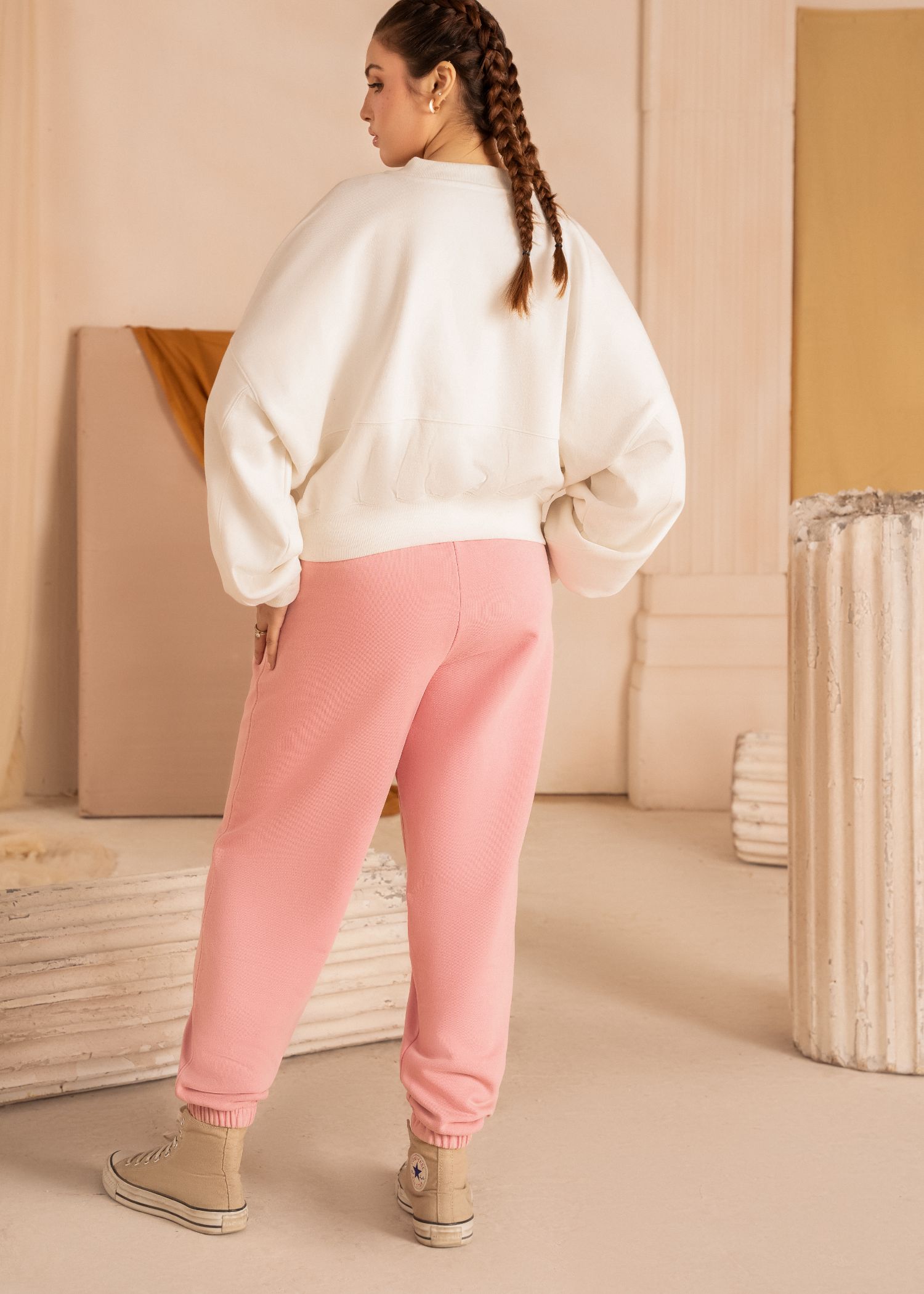 fleece Jacket in White
