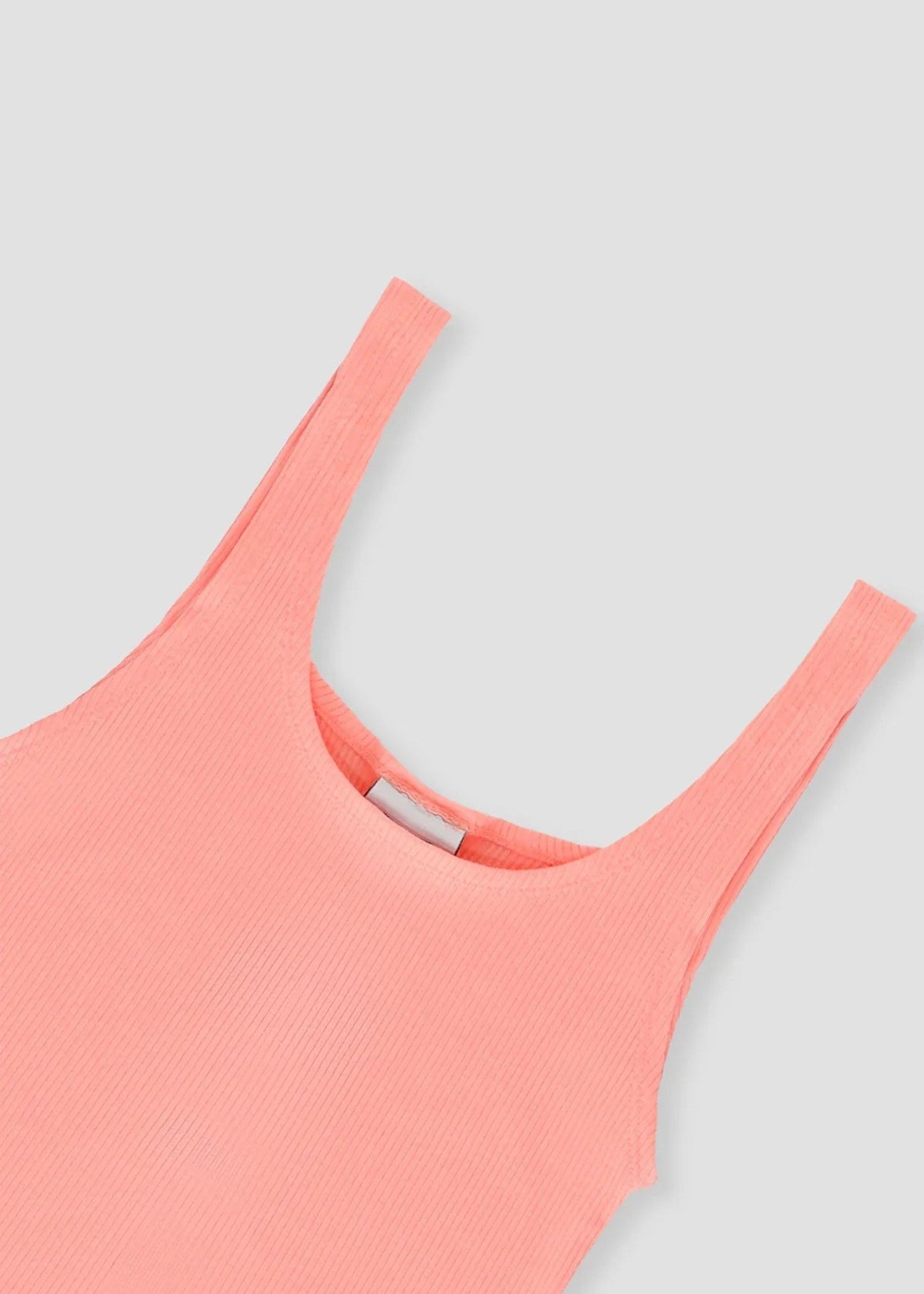 cotton jersey Tank Top in Peach pink