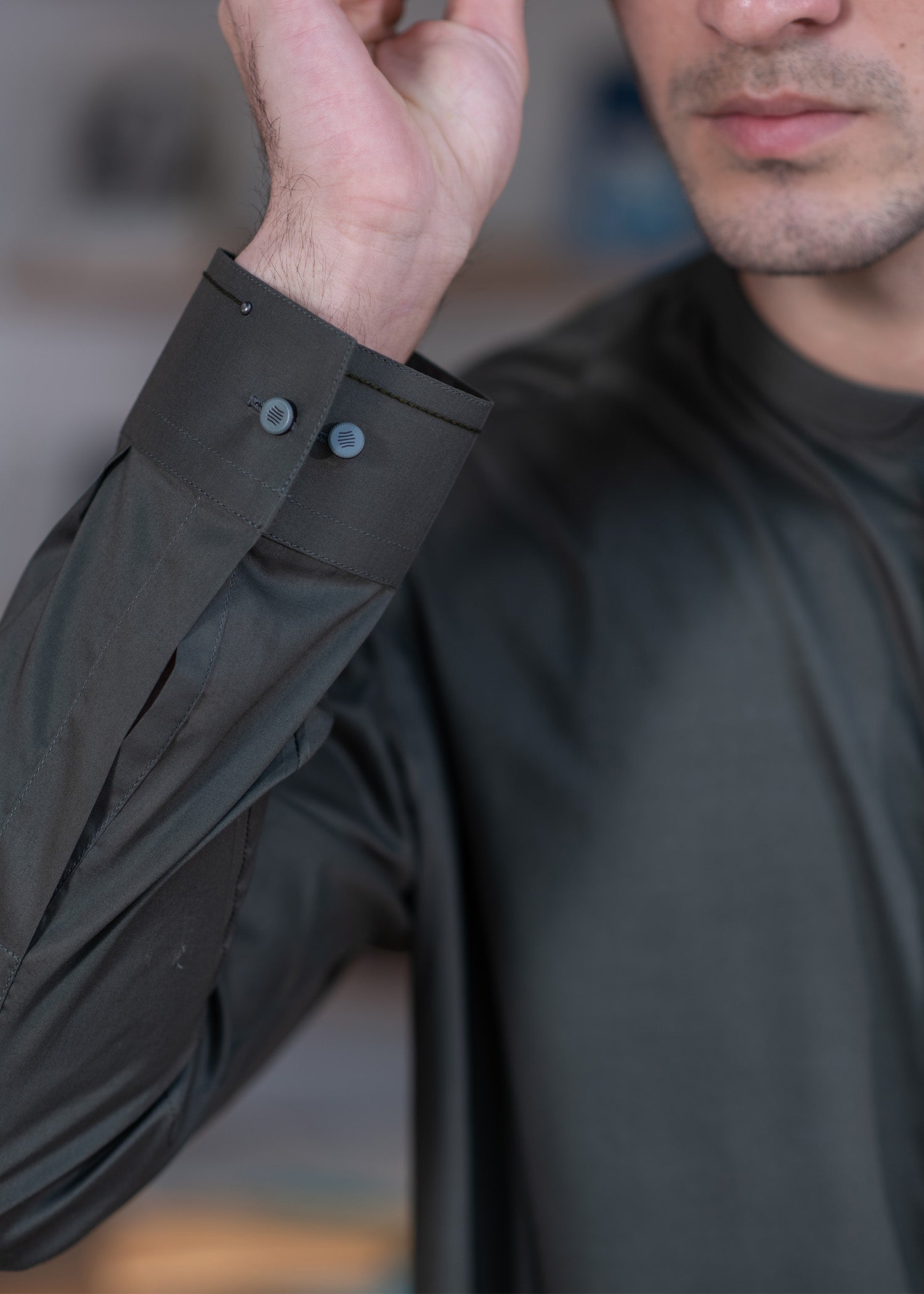 cotton Shalwar Kameez in Pine green