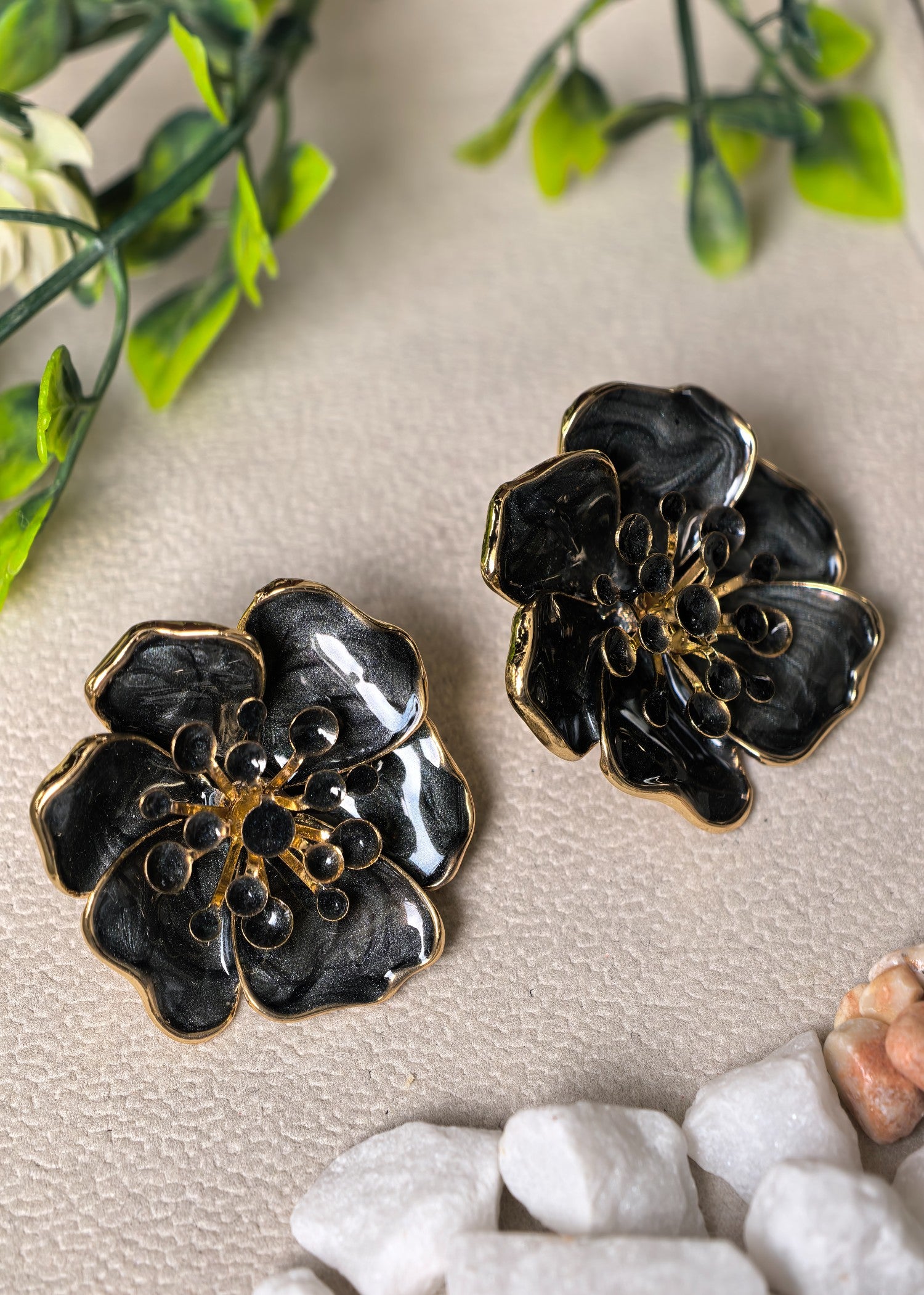Studs in Black Color by - Trendy Women Studs MLC1851