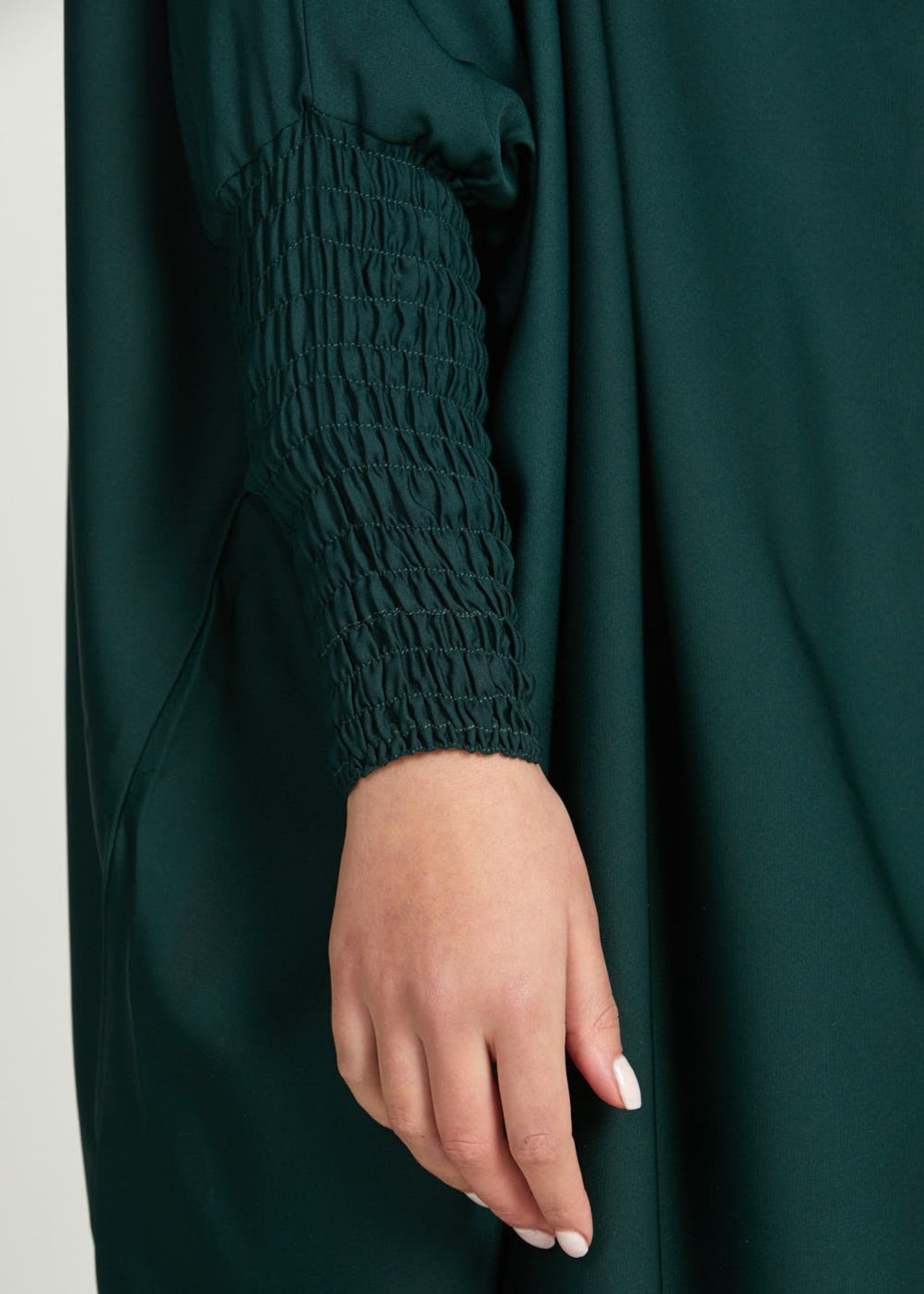 nidha Jilbab in Hunter green