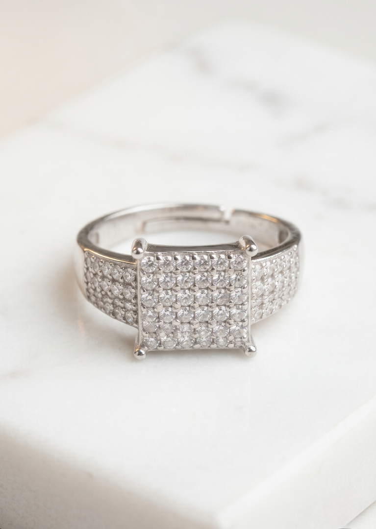 Ring in Silver Color by - Trendy Women Ring TEV3458