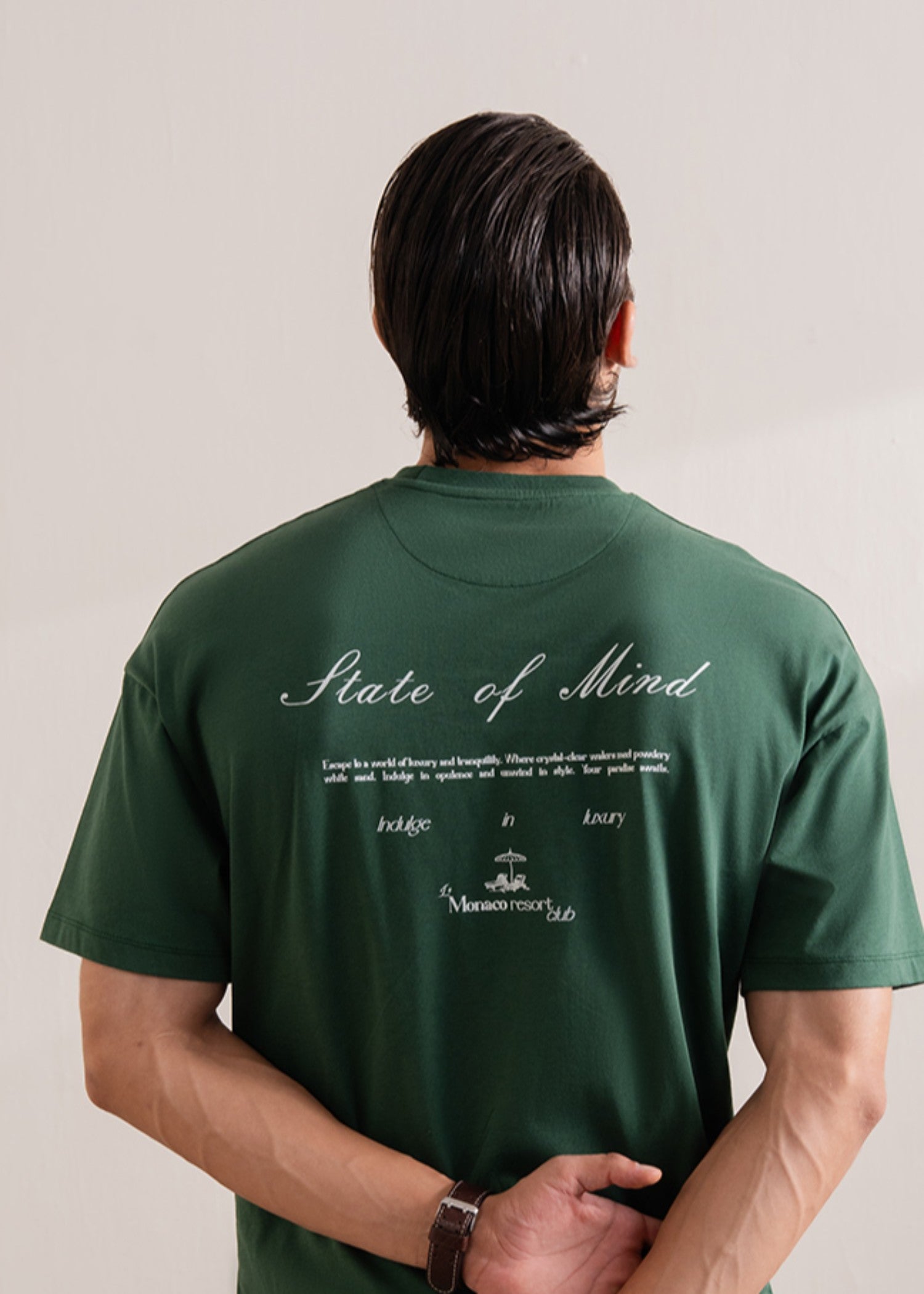 cotton T Shirt in Green