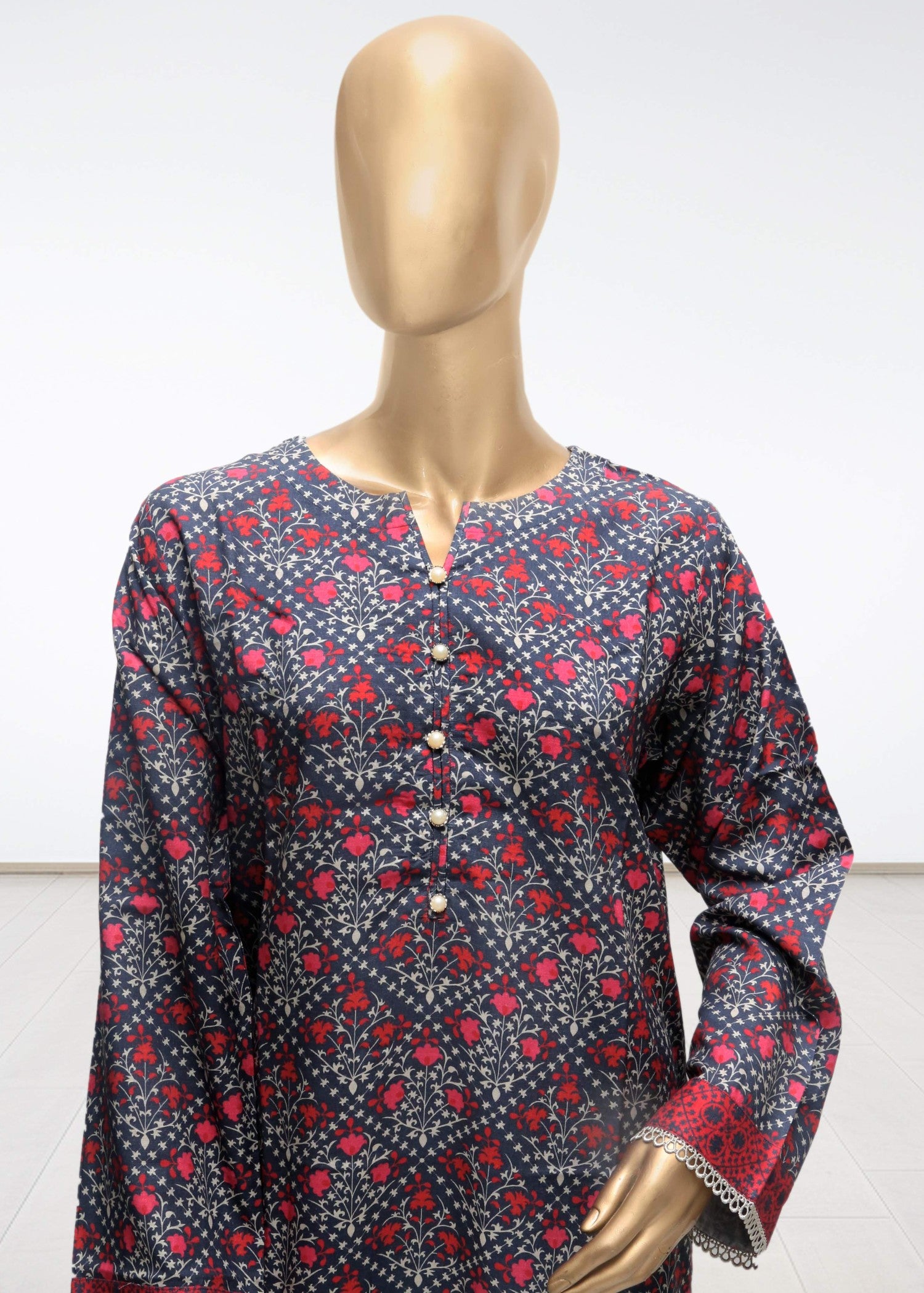 viscose raw silk Kurta Set in Multi