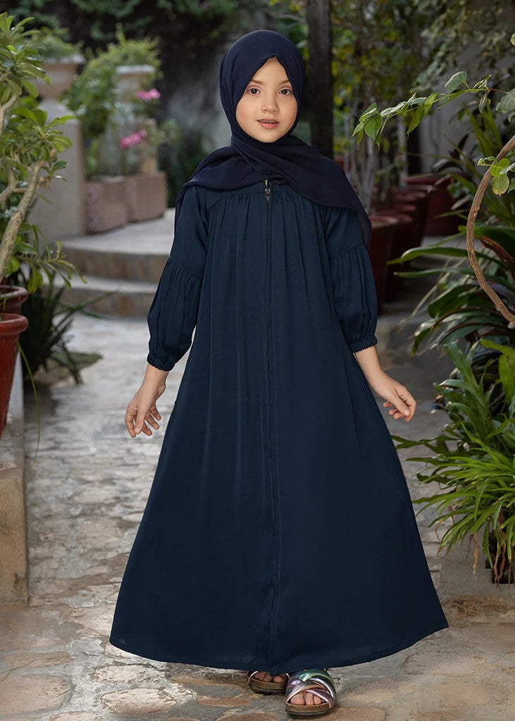 nidha Abaya in Navy blue