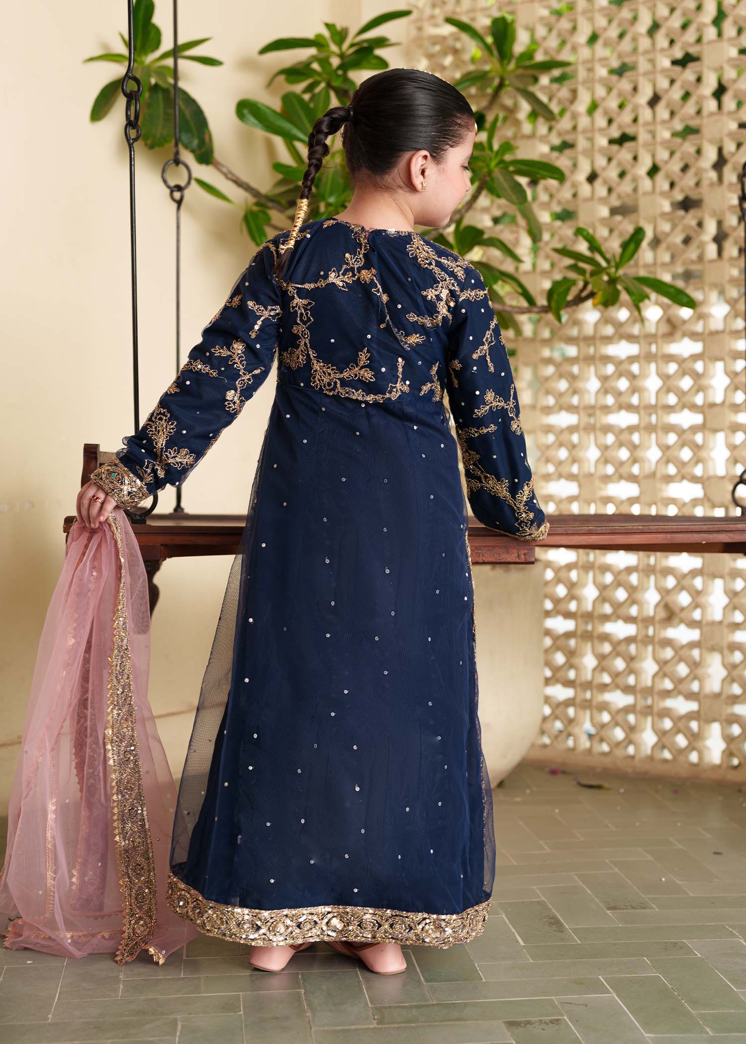 net Pishwas in Blue