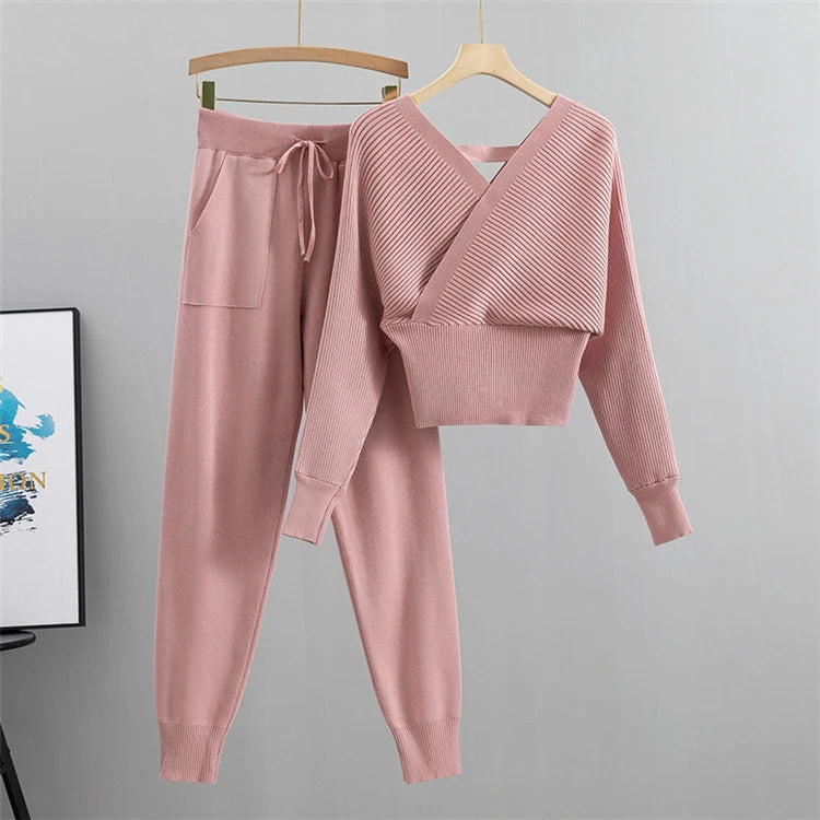 JESIKA 2 PIECES  KNITWEED SET