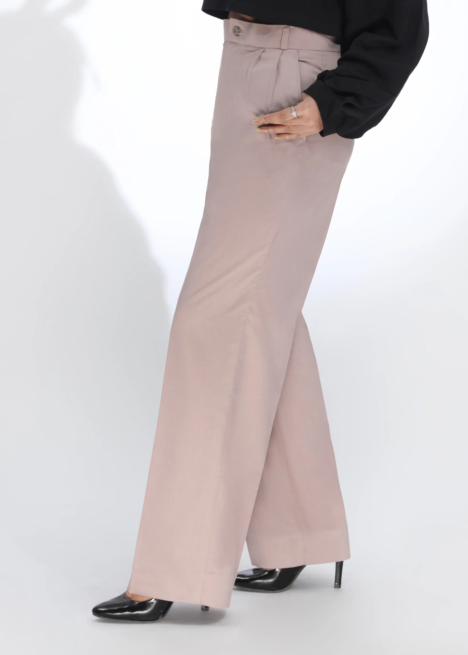 polycotton Pants in Pink