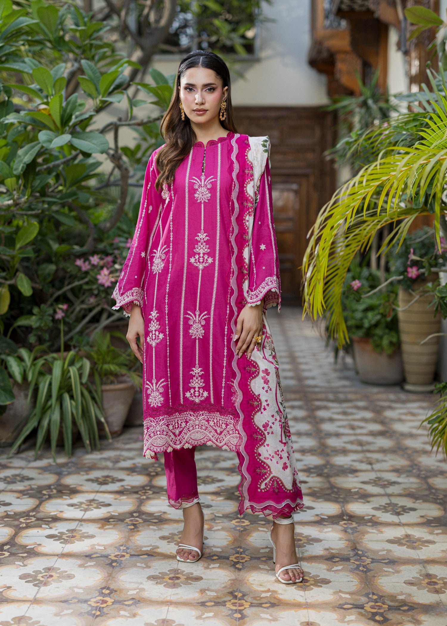 cotton Unstitched in Magenta