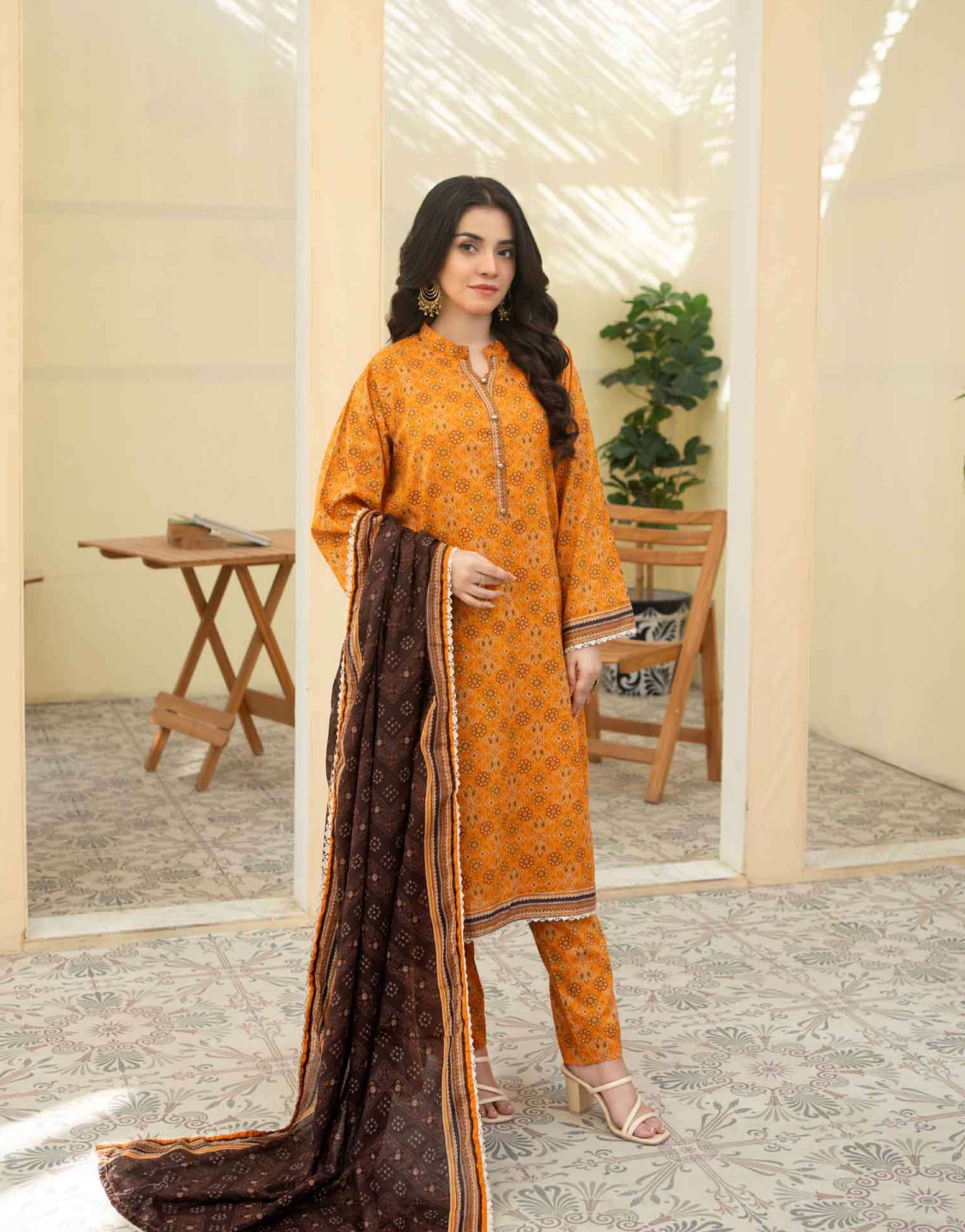 Printed Summer Lawn Drop 12 – 7