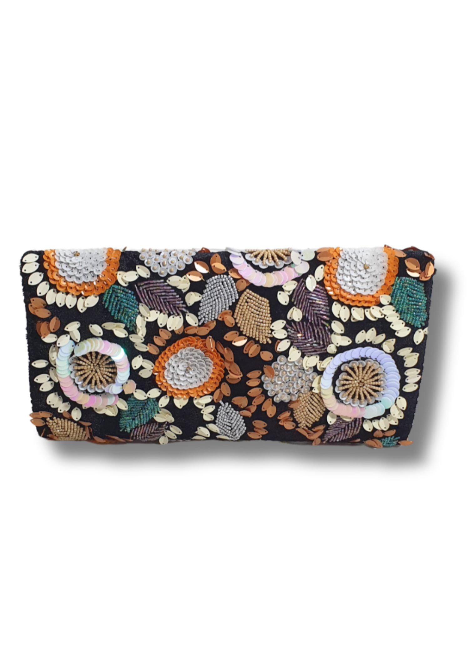 Clutch in Black, multi Color by - Trendy Women Clutch KXA0594