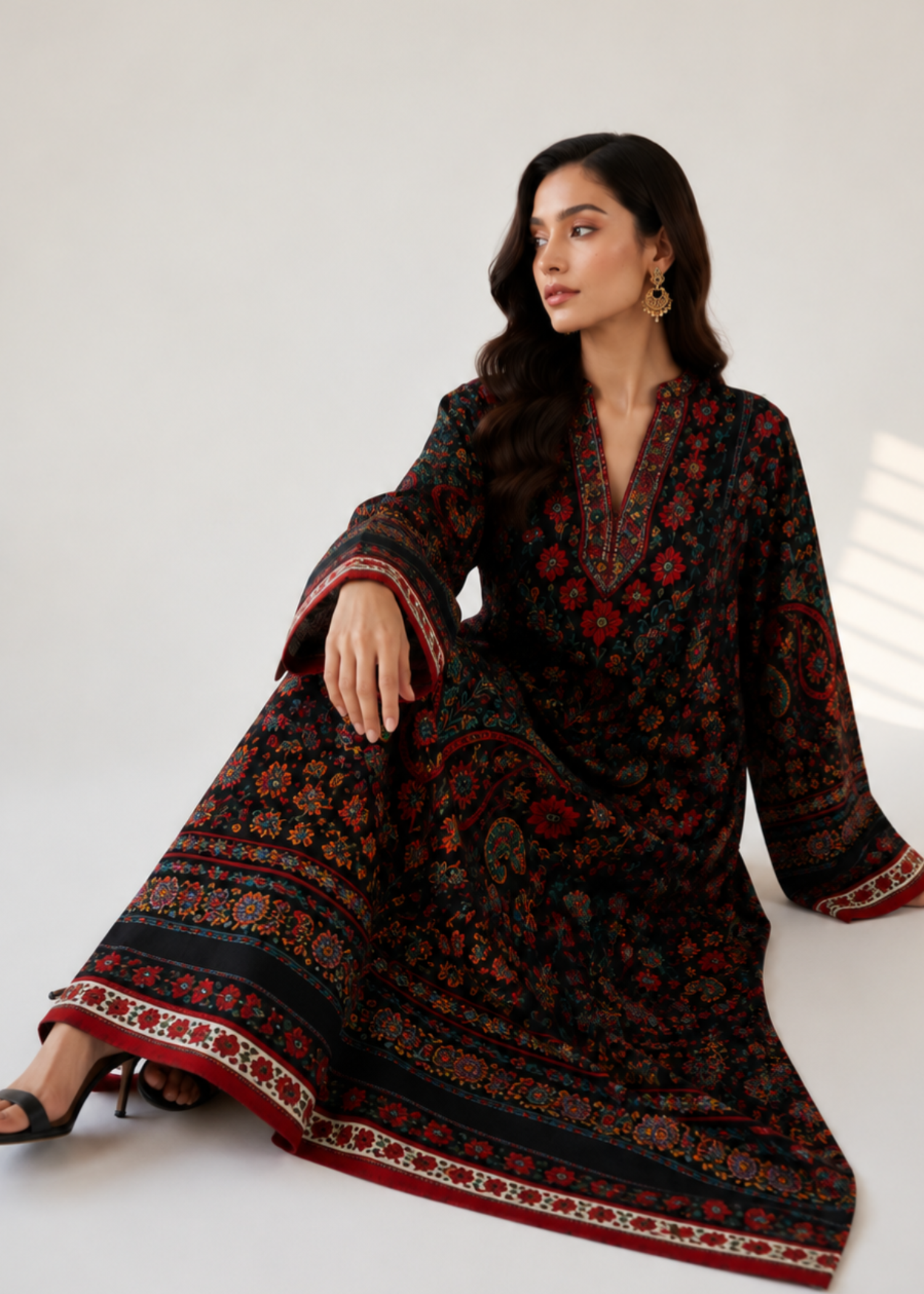 grip Kaftan in Multi