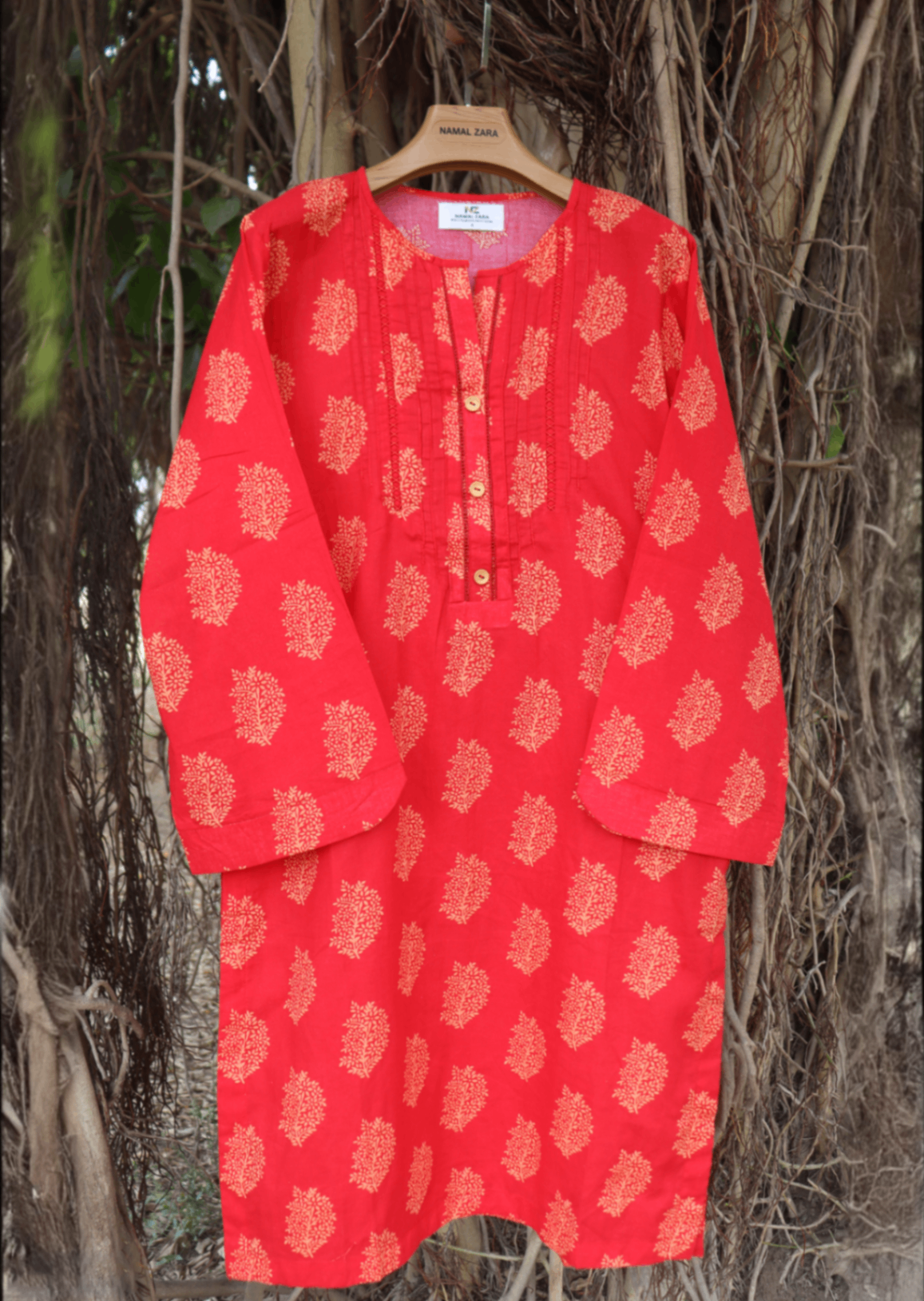 lawn Co Ord Sets in Scarlet