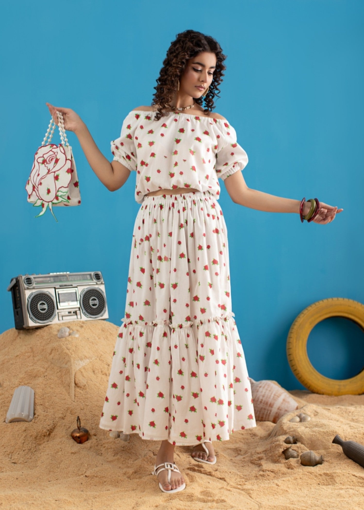 lawn Skirt in White
