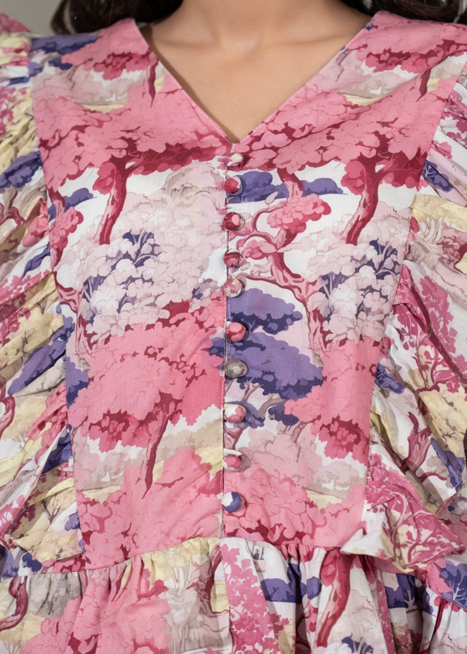 cambric Top in Pink
