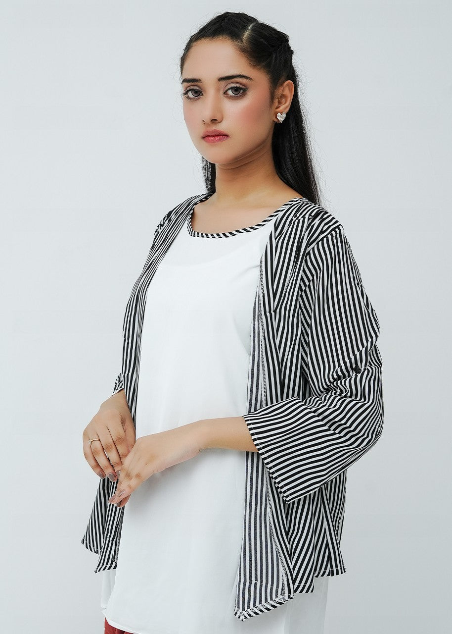 viscose Cardigan in Blue
