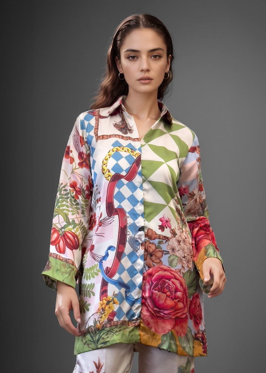 satin Co ord Sets in Multi