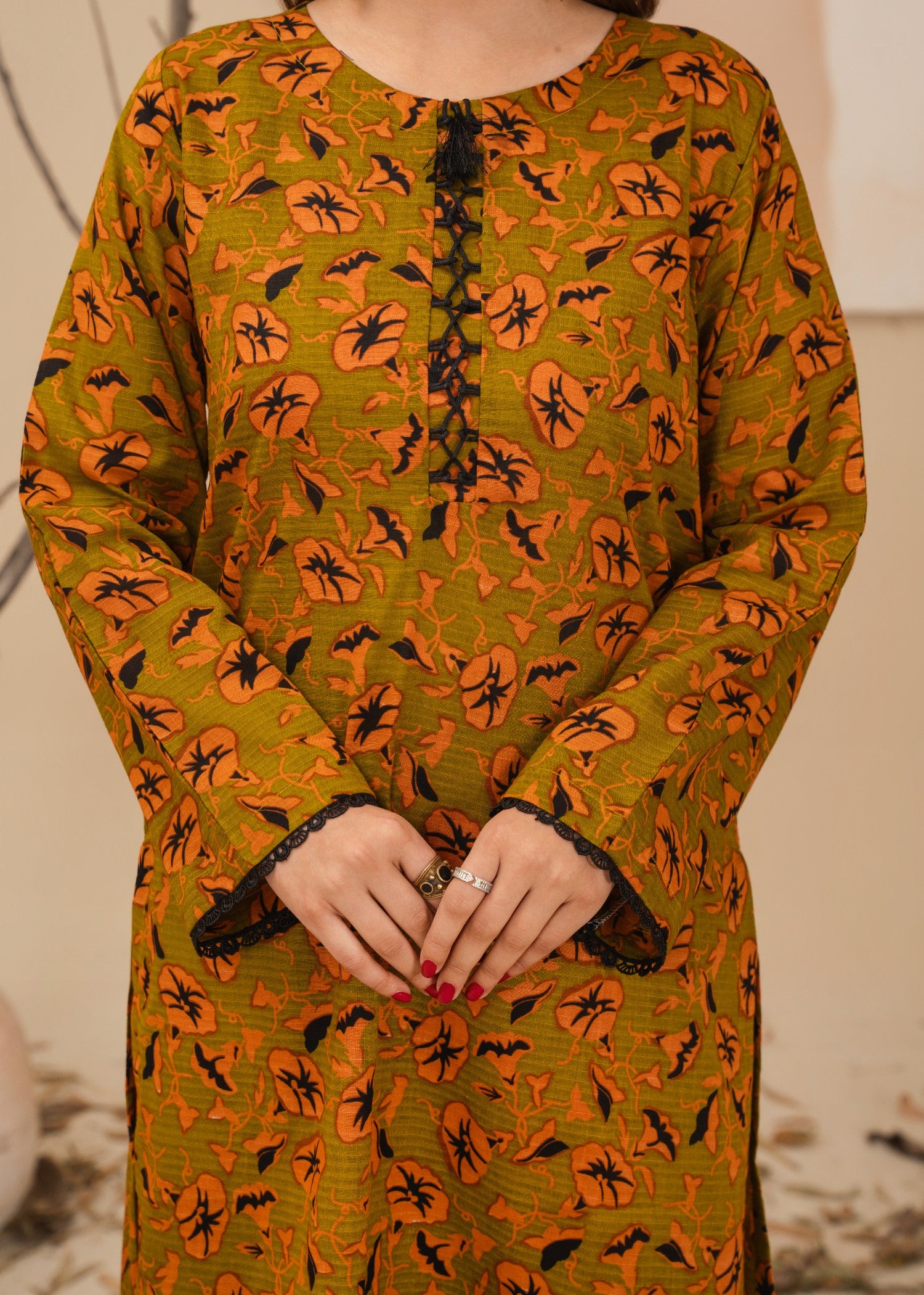 lawn Co Ord Sets in Yellow ochre