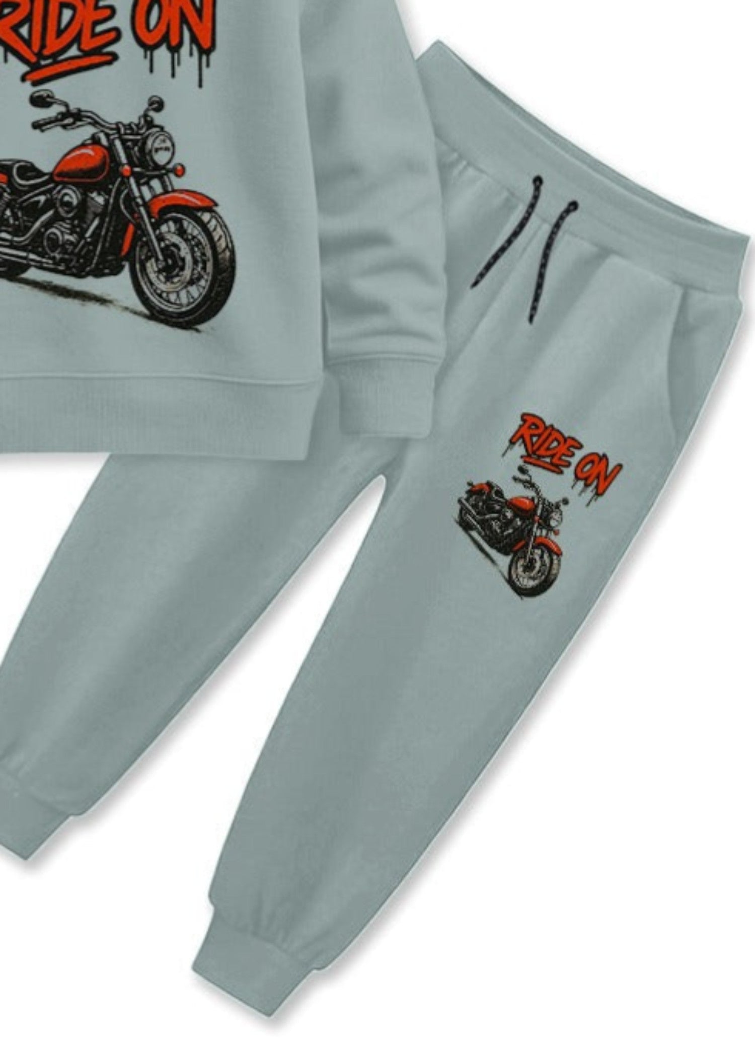 fleece Tracksuit in Cool grey