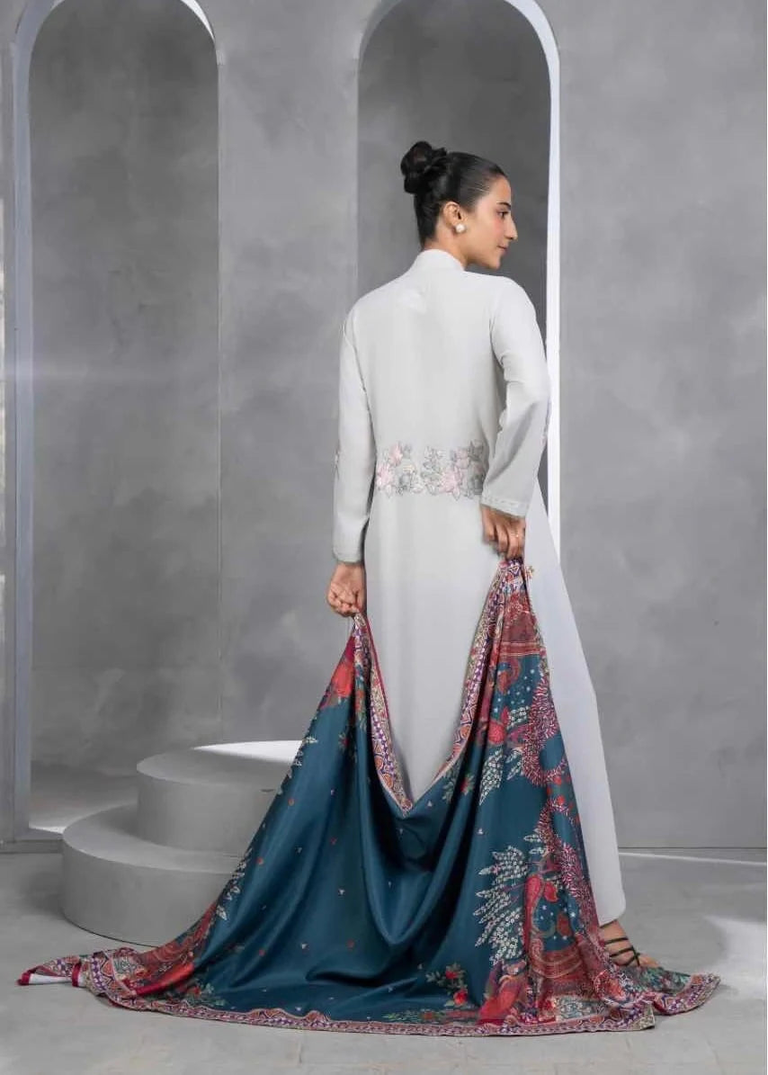 Shawl in Teal Color by - Trendy Women Shawl NVQ5991