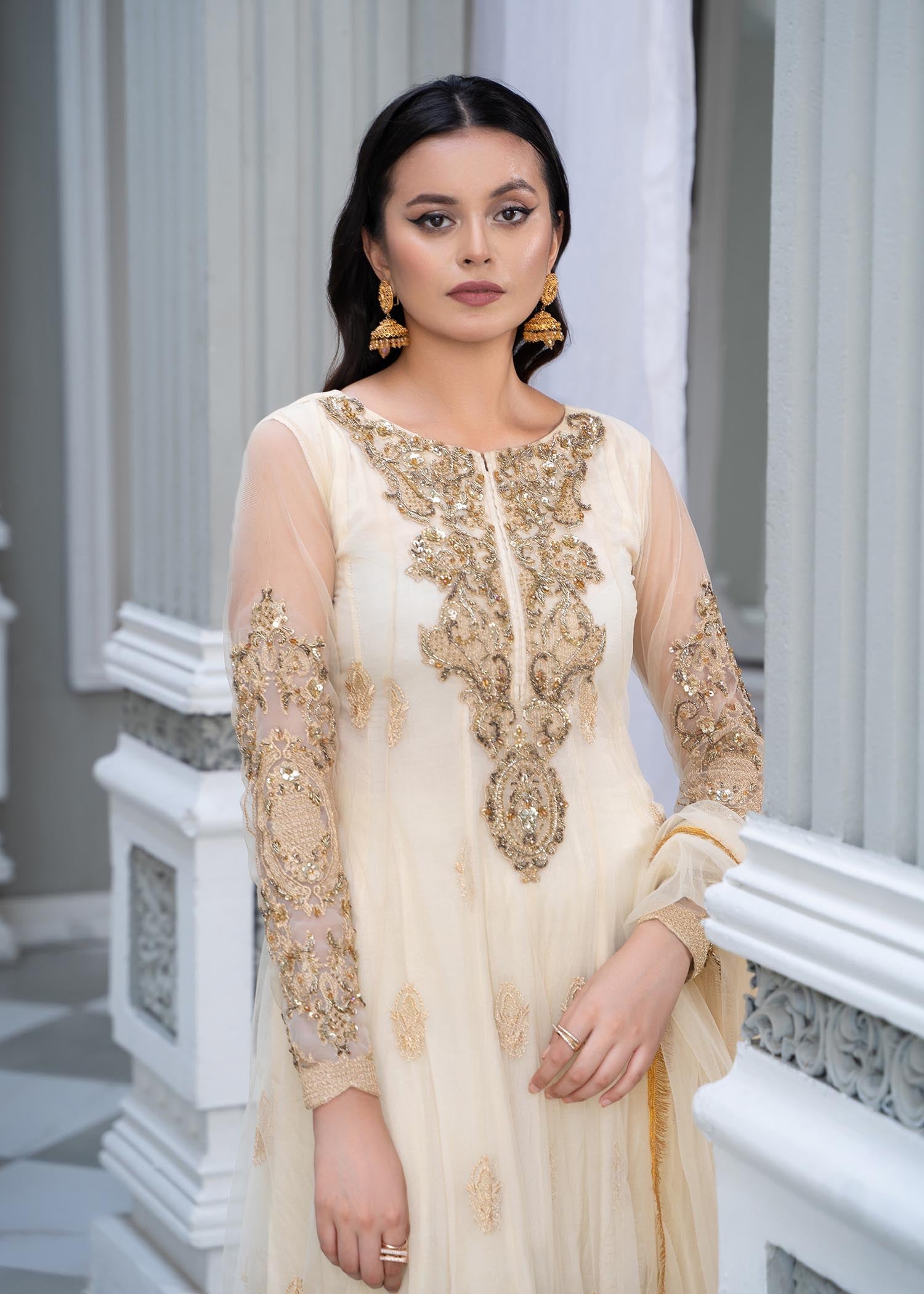 net Pishwas in Ivory
