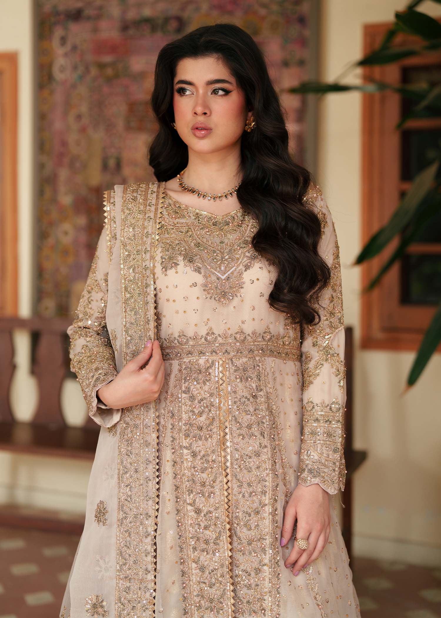 chiffon Maxi in Gold