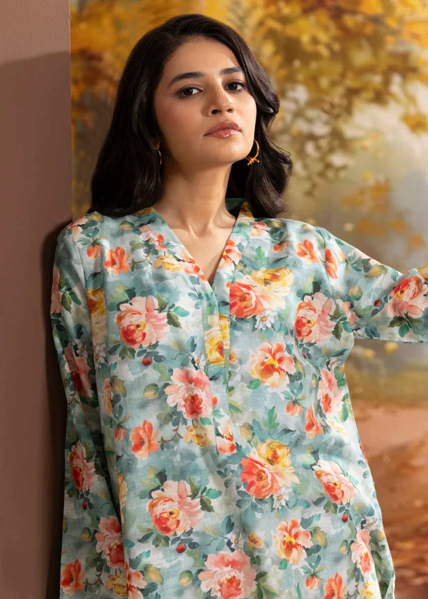 khaddar Kurti in Multi