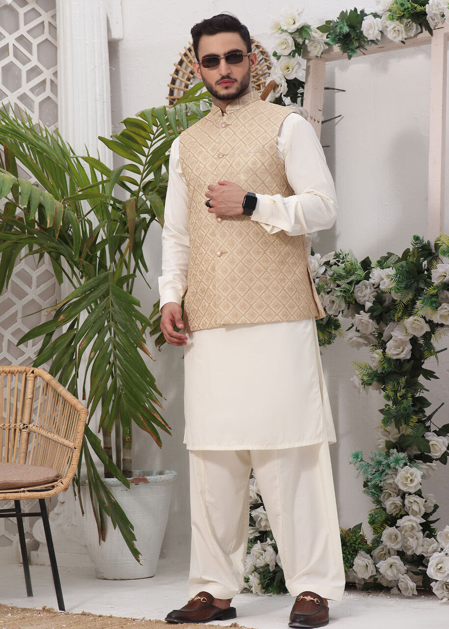 masuri Waistcoat in Beige
