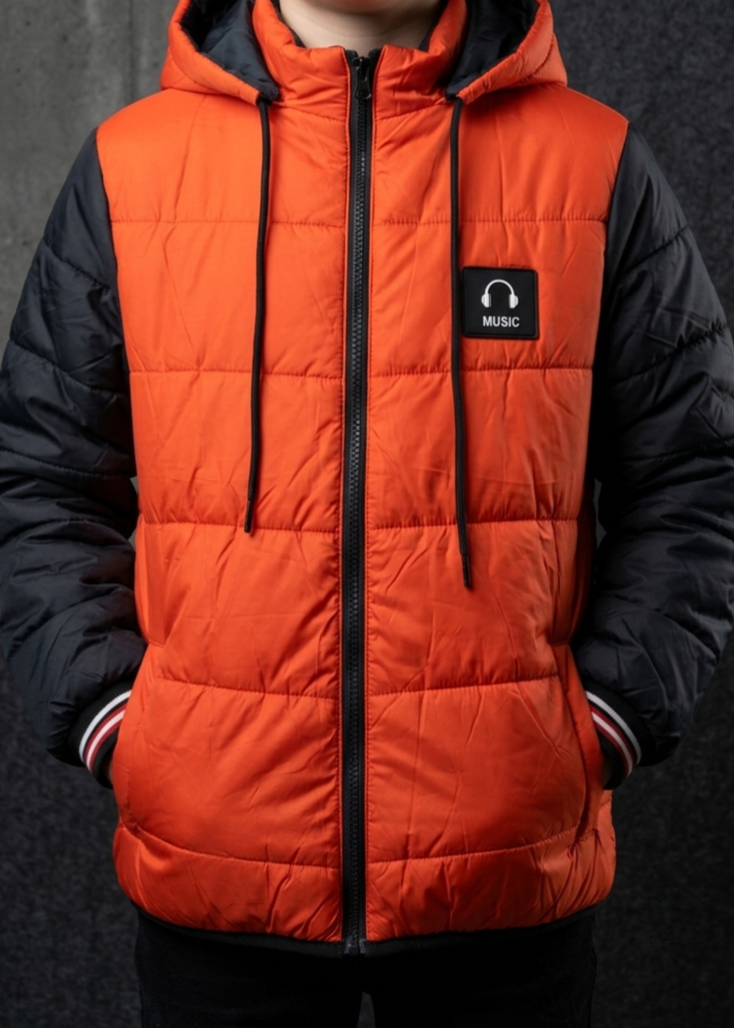 parachute Jacket in Orange