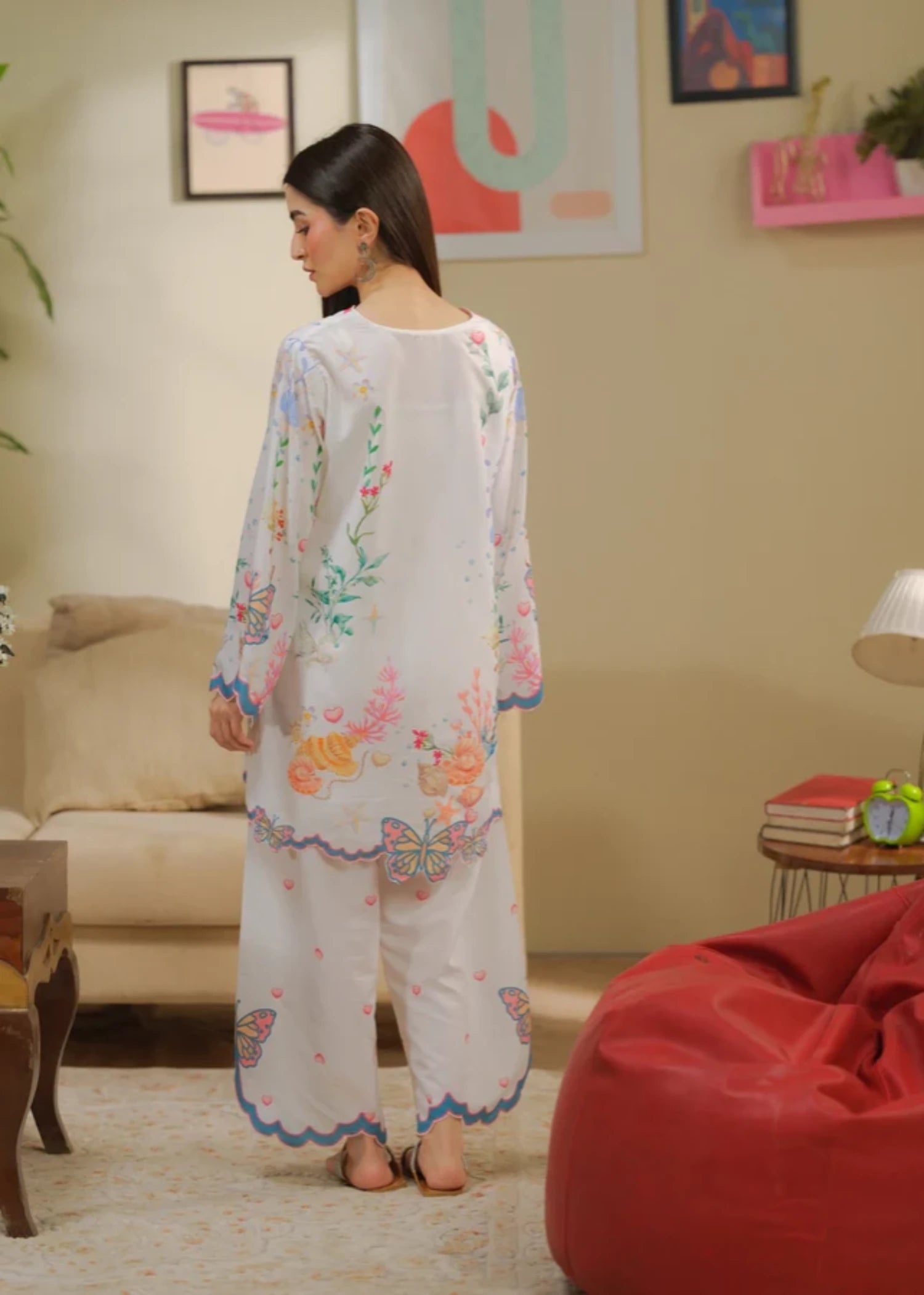 cambric Co Ord Sets in Ivory