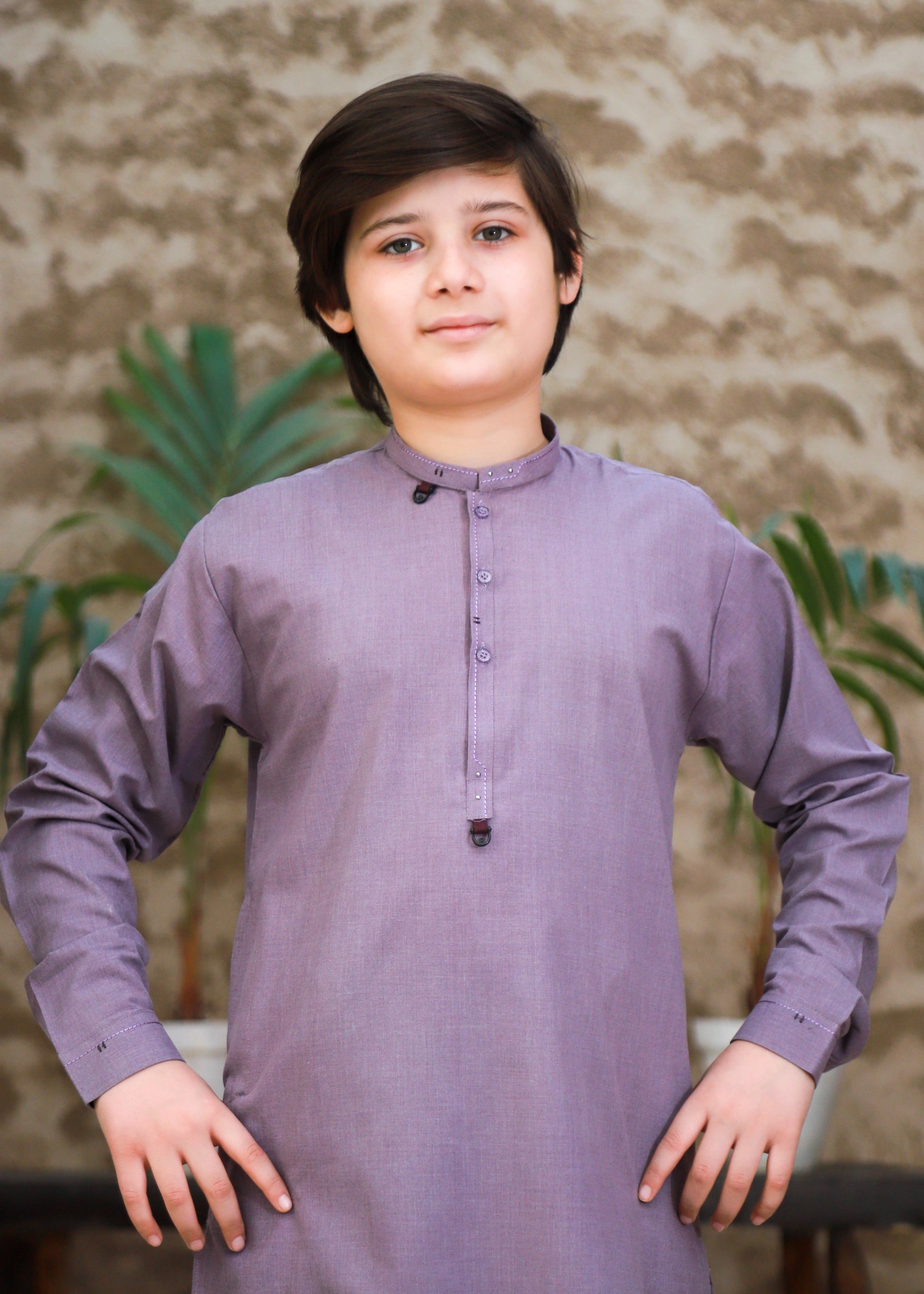 wash & wear Kurta Set in Wisteria