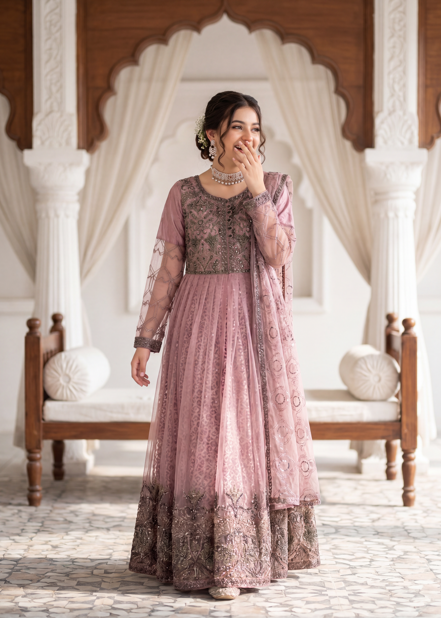 net Pishwas in Lilac