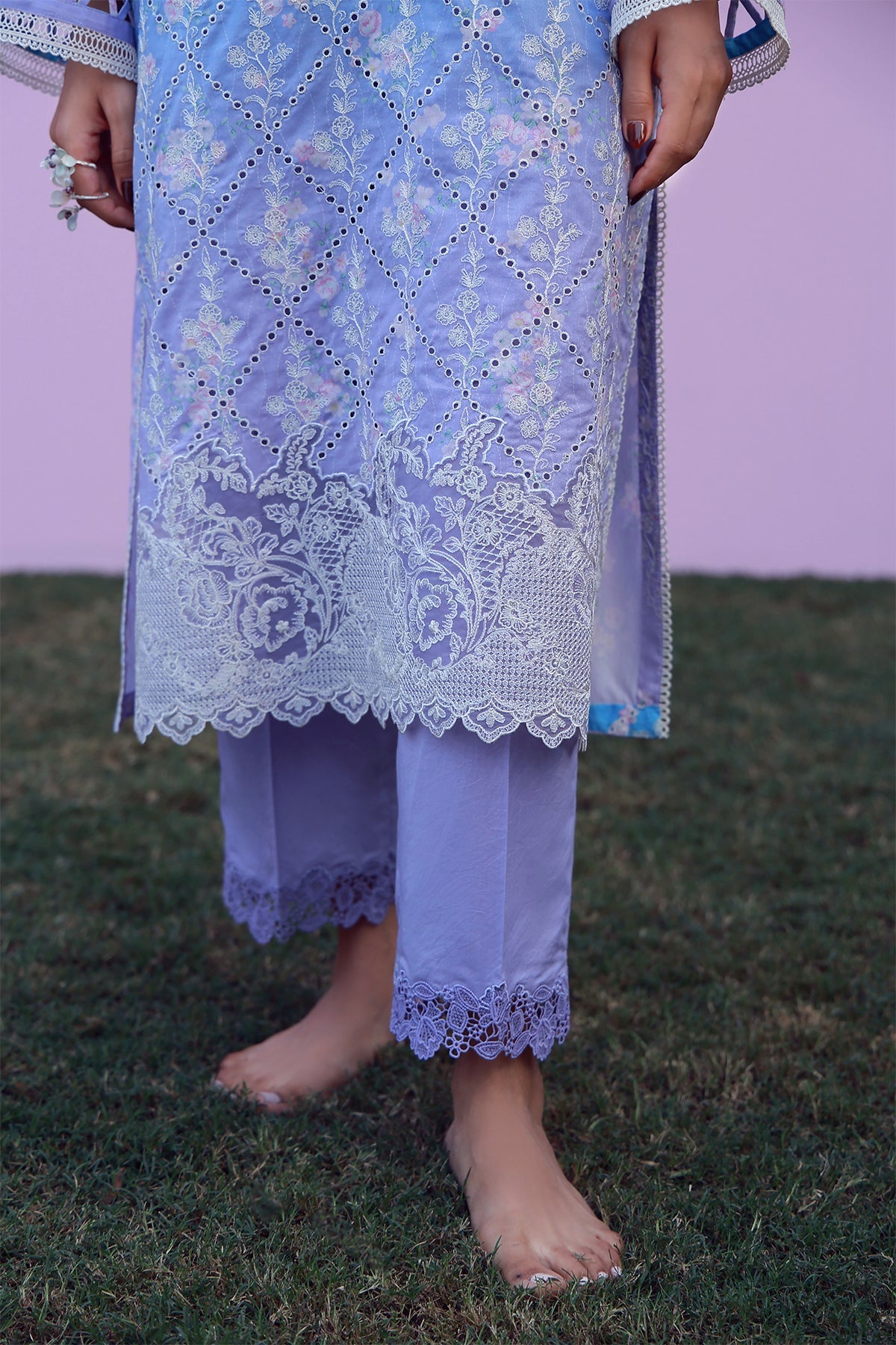 Mirha Lawn – Indigo Amethyst
