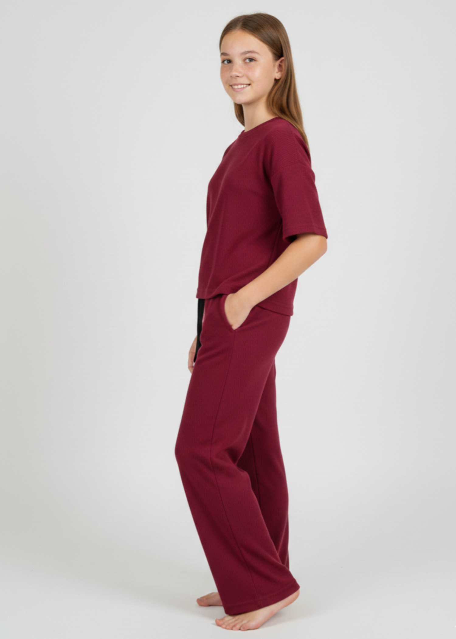 Co Ord Sets in Burgundy