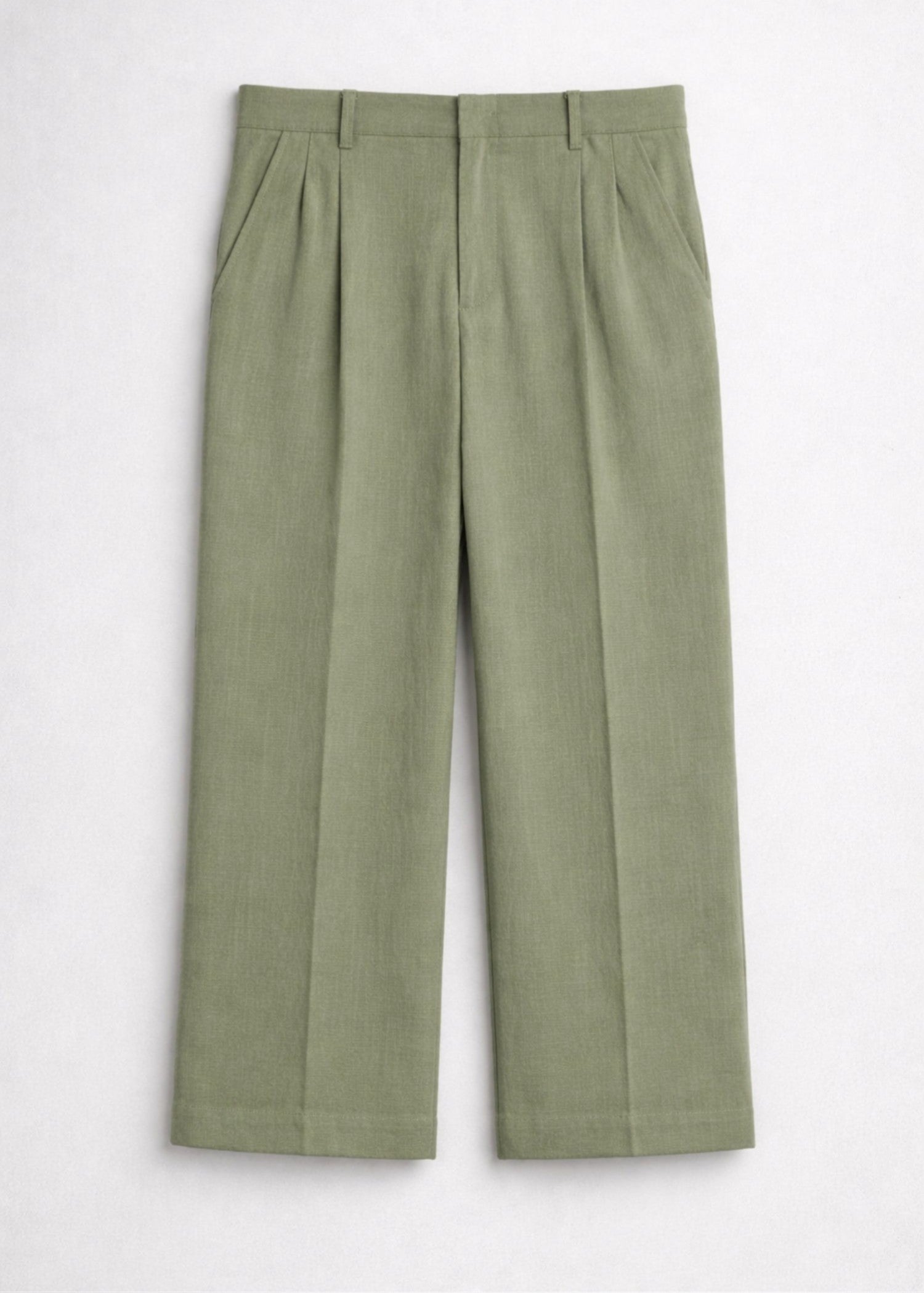 cotton linen Pants in Sage green