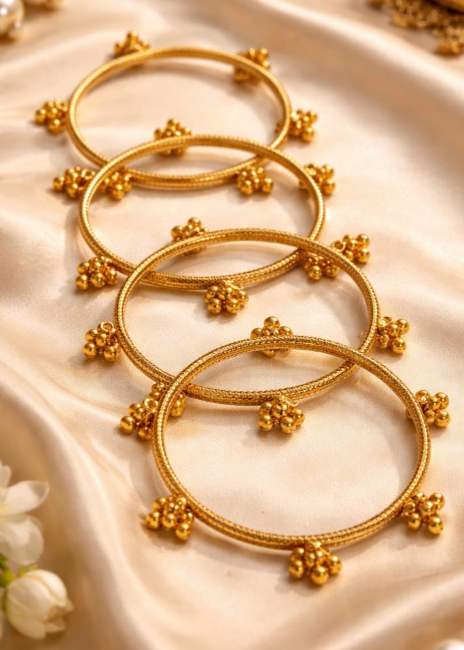 Bangles in Gold Color by - Trendy Women Bangles ACC0004
