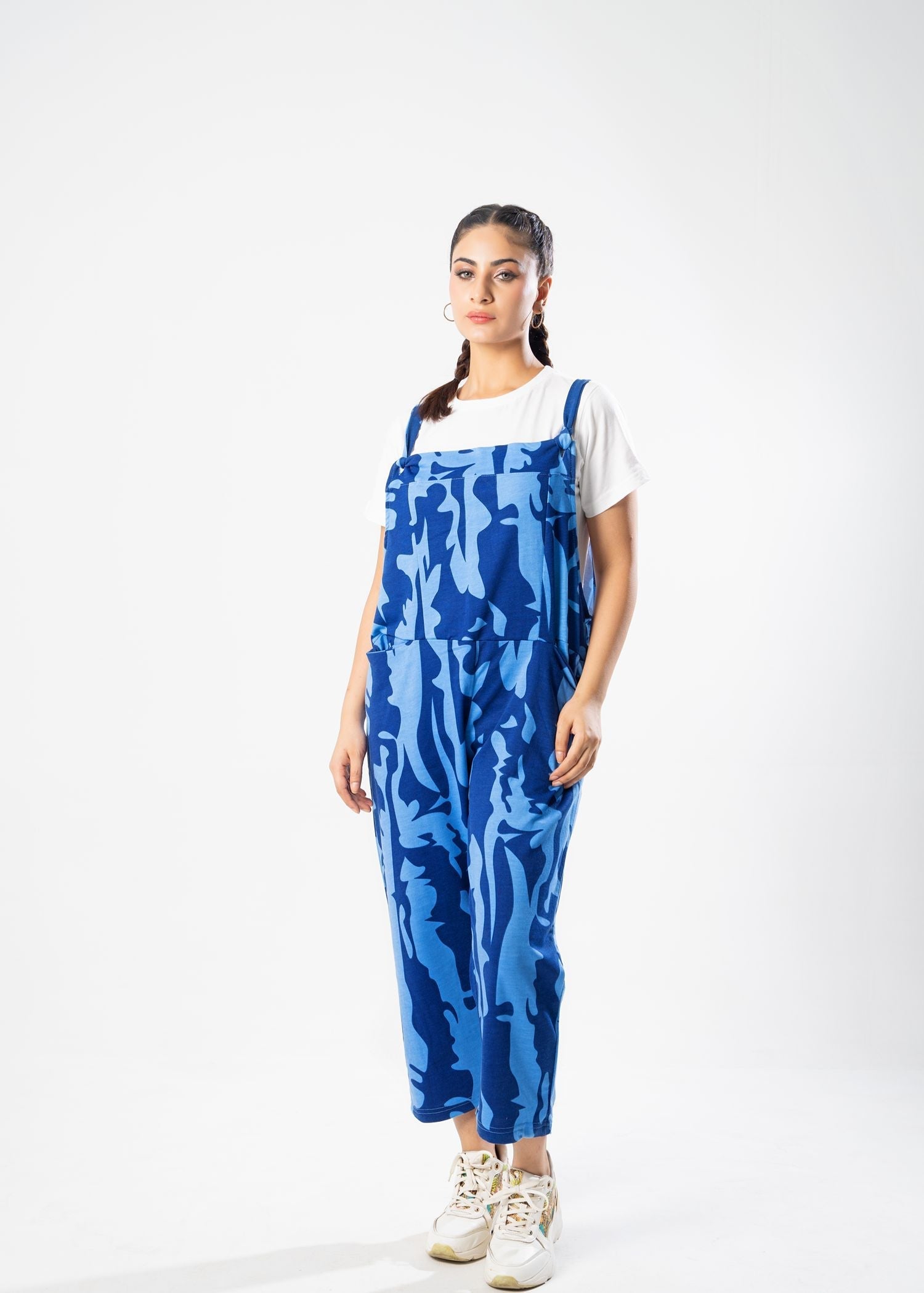 terry Jumpsuit in Royal blue