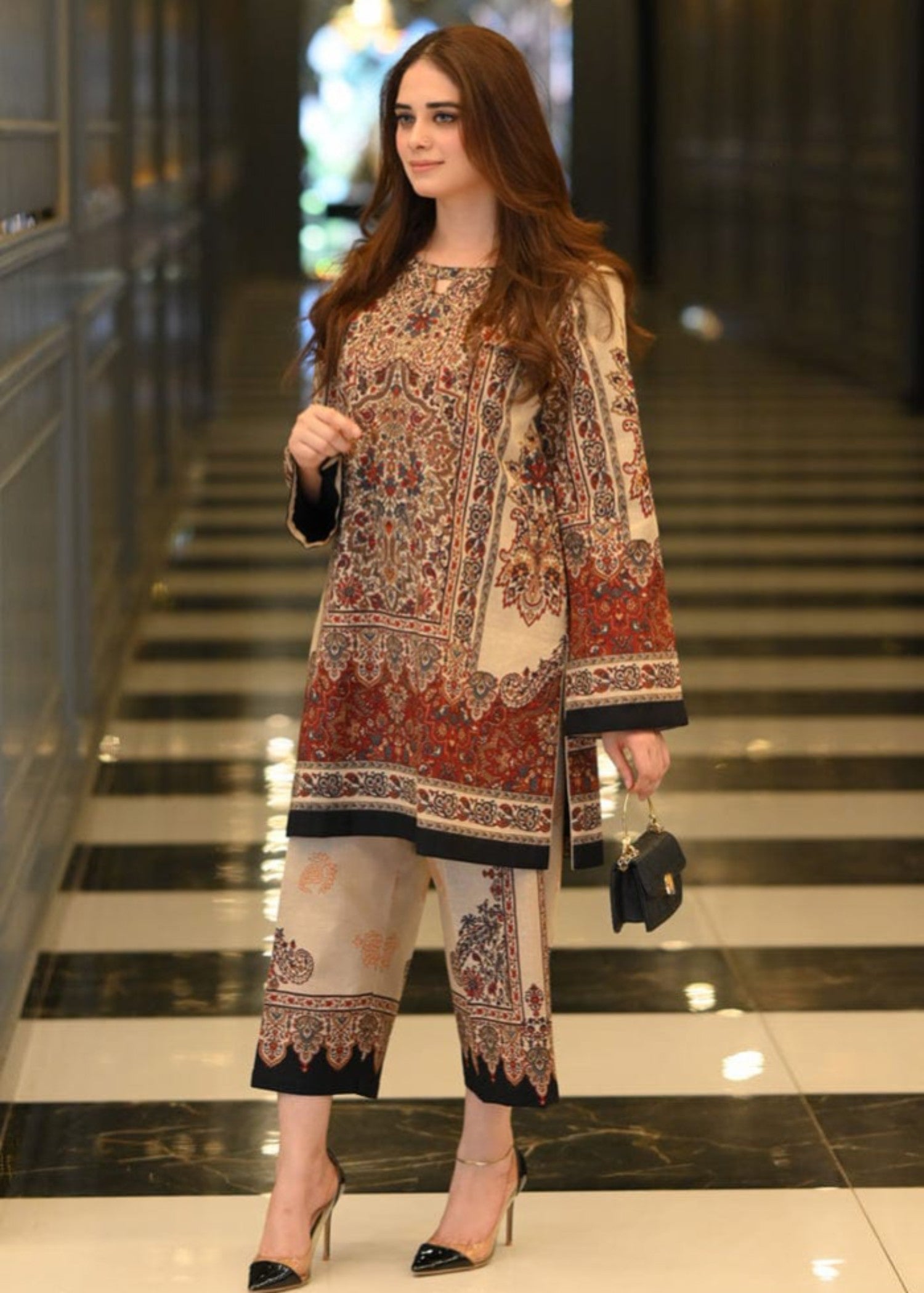 poly lawn Co Ord Sets in Multi