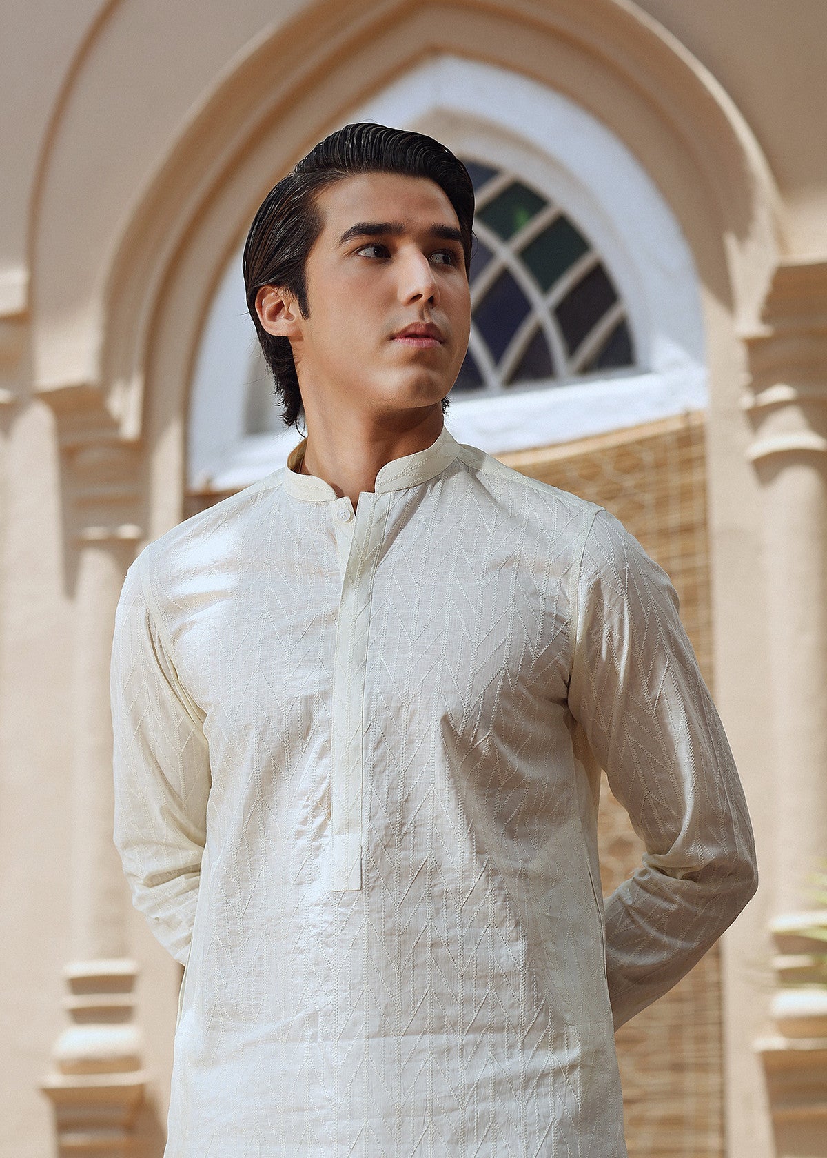 cotton Kurta in Cream