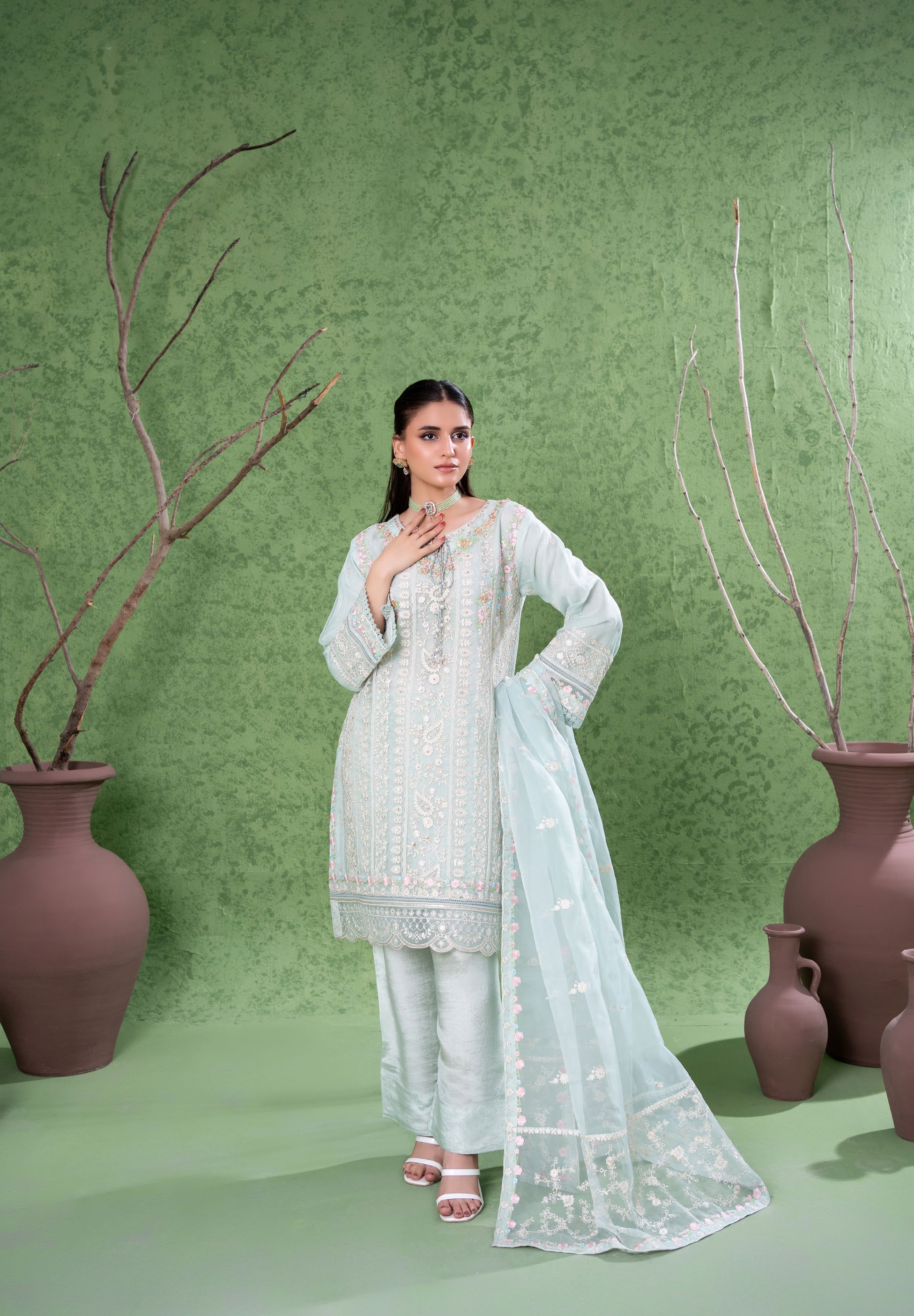 Kahani Festive Pret Organza Formals – D-5