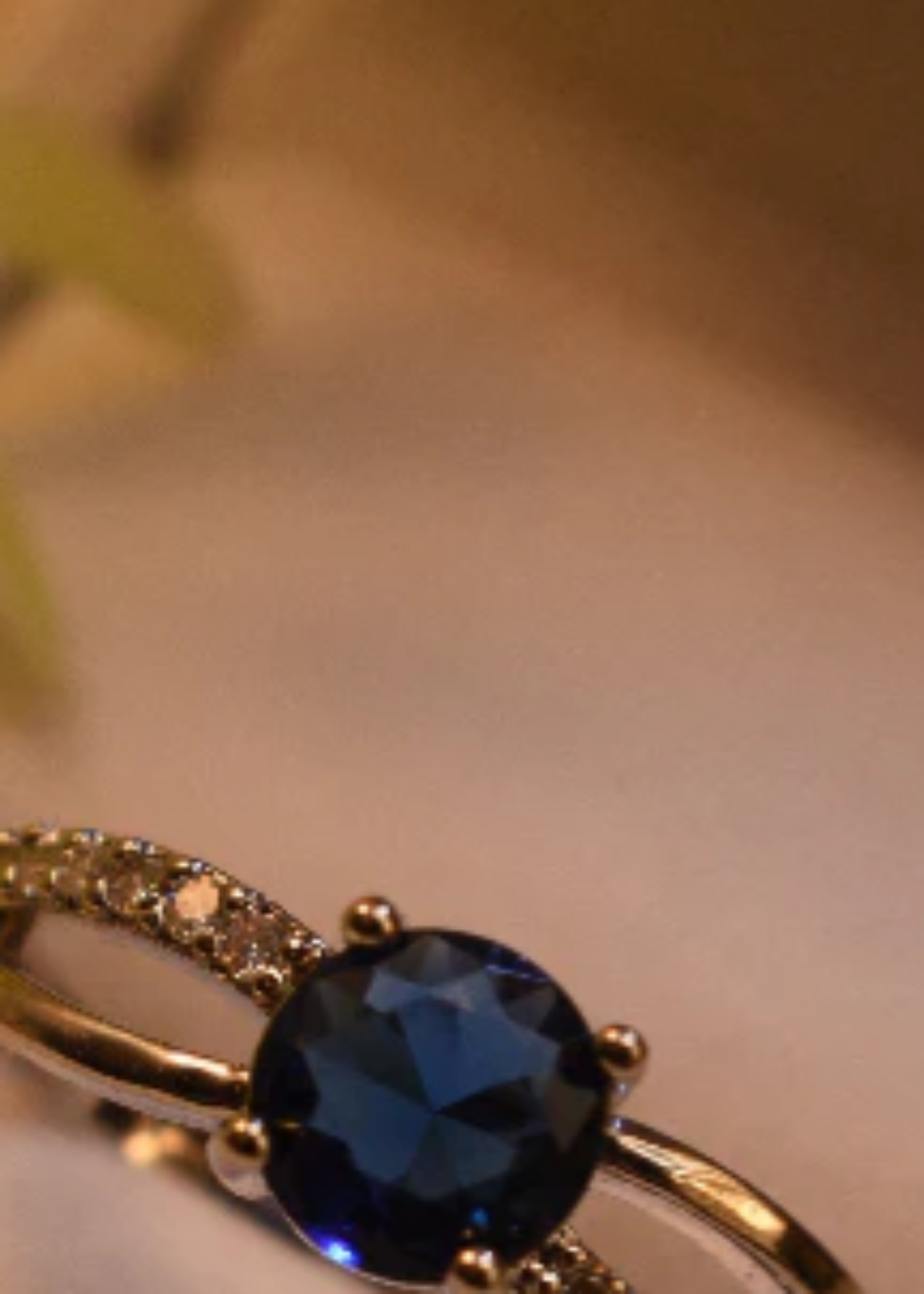 Ring in Blue Color by - Trendy Women Ring AWI8330