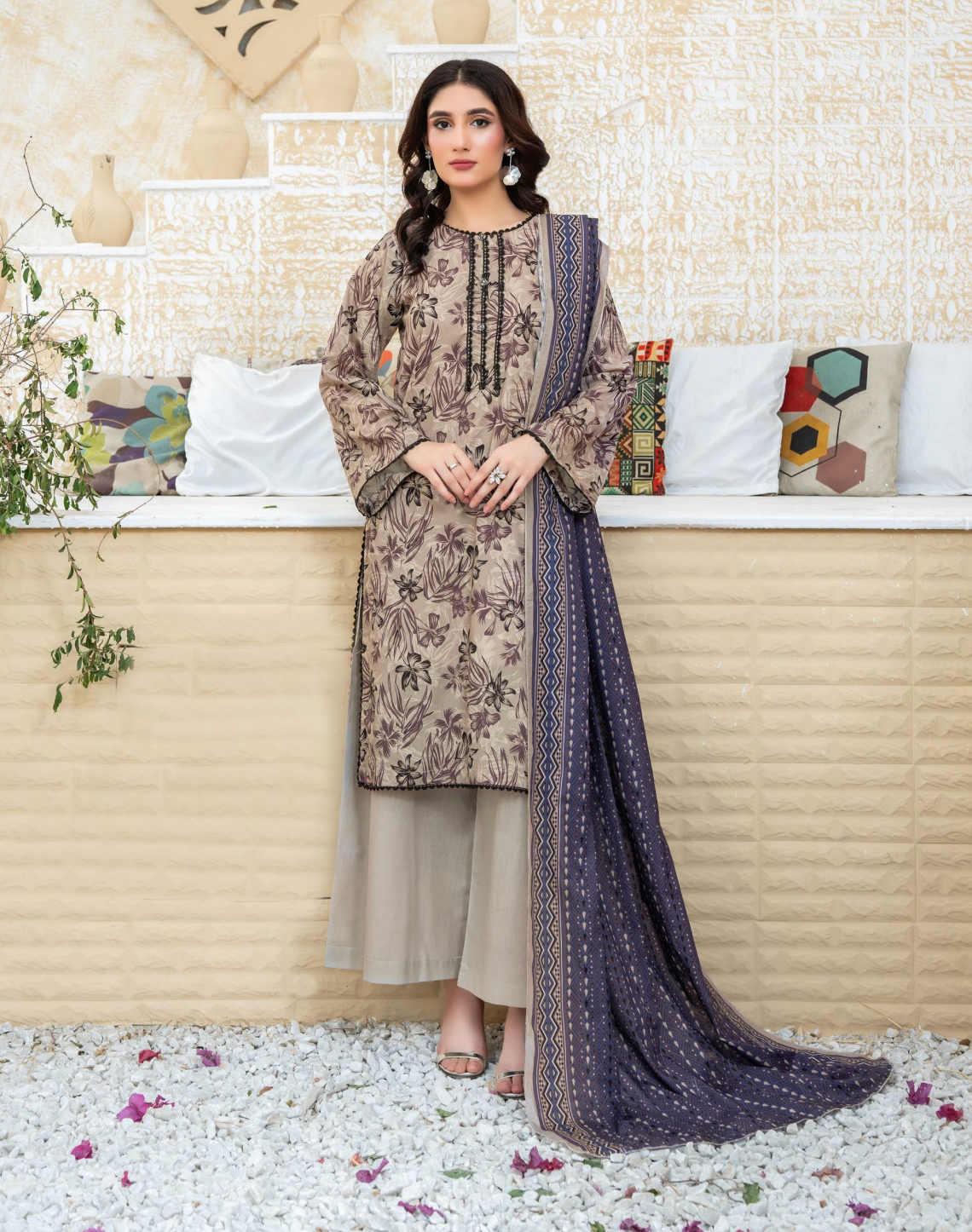 Dabiha Printed Lawn D - 8
